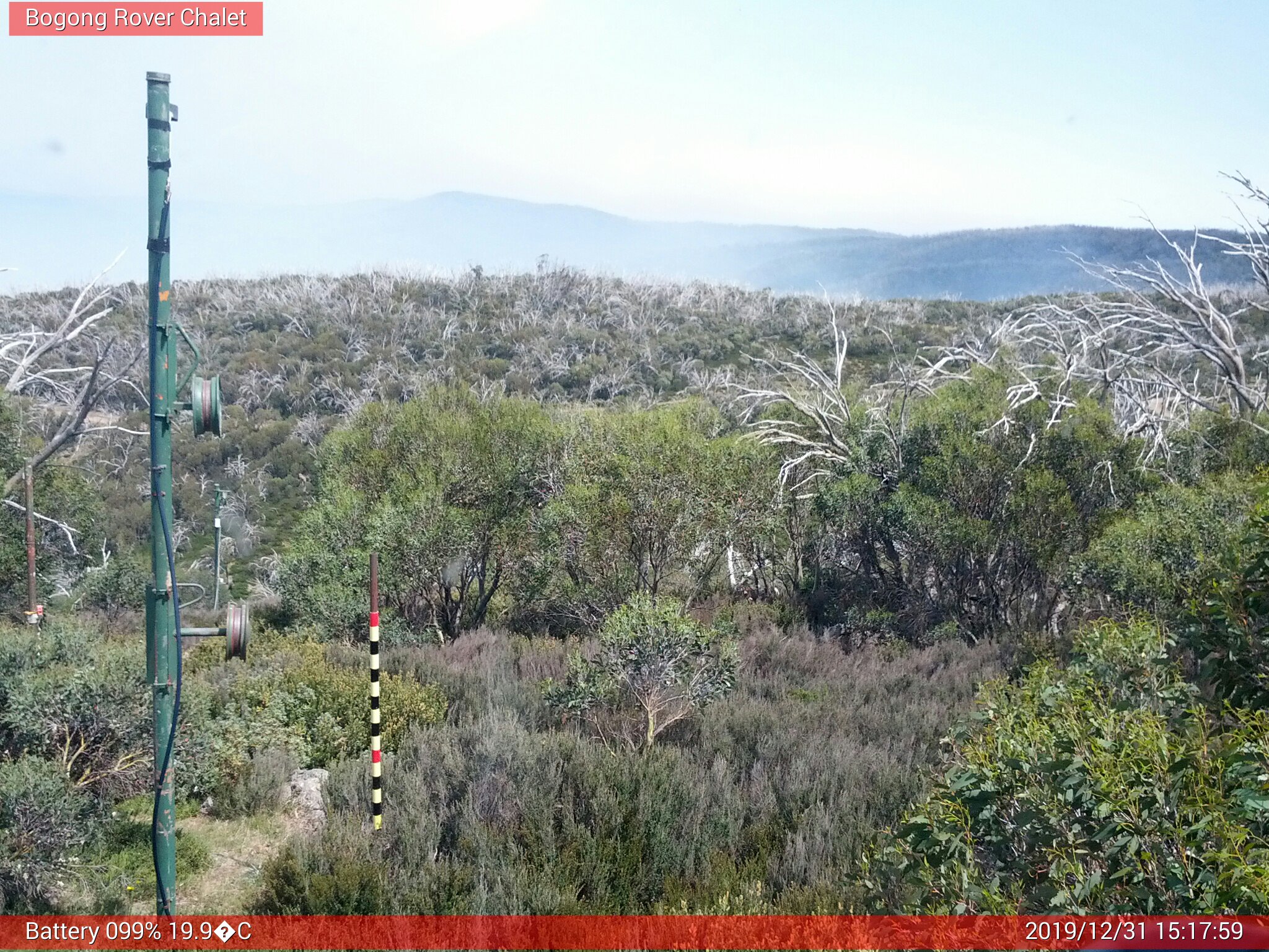 Bogong Web Cam 3:17pm Tuesday 31st of December 2019