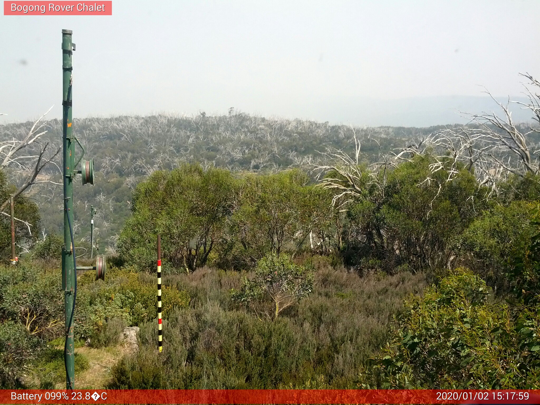 Bogong Web Cam 3:17pm Thursday 2nd of January 2020