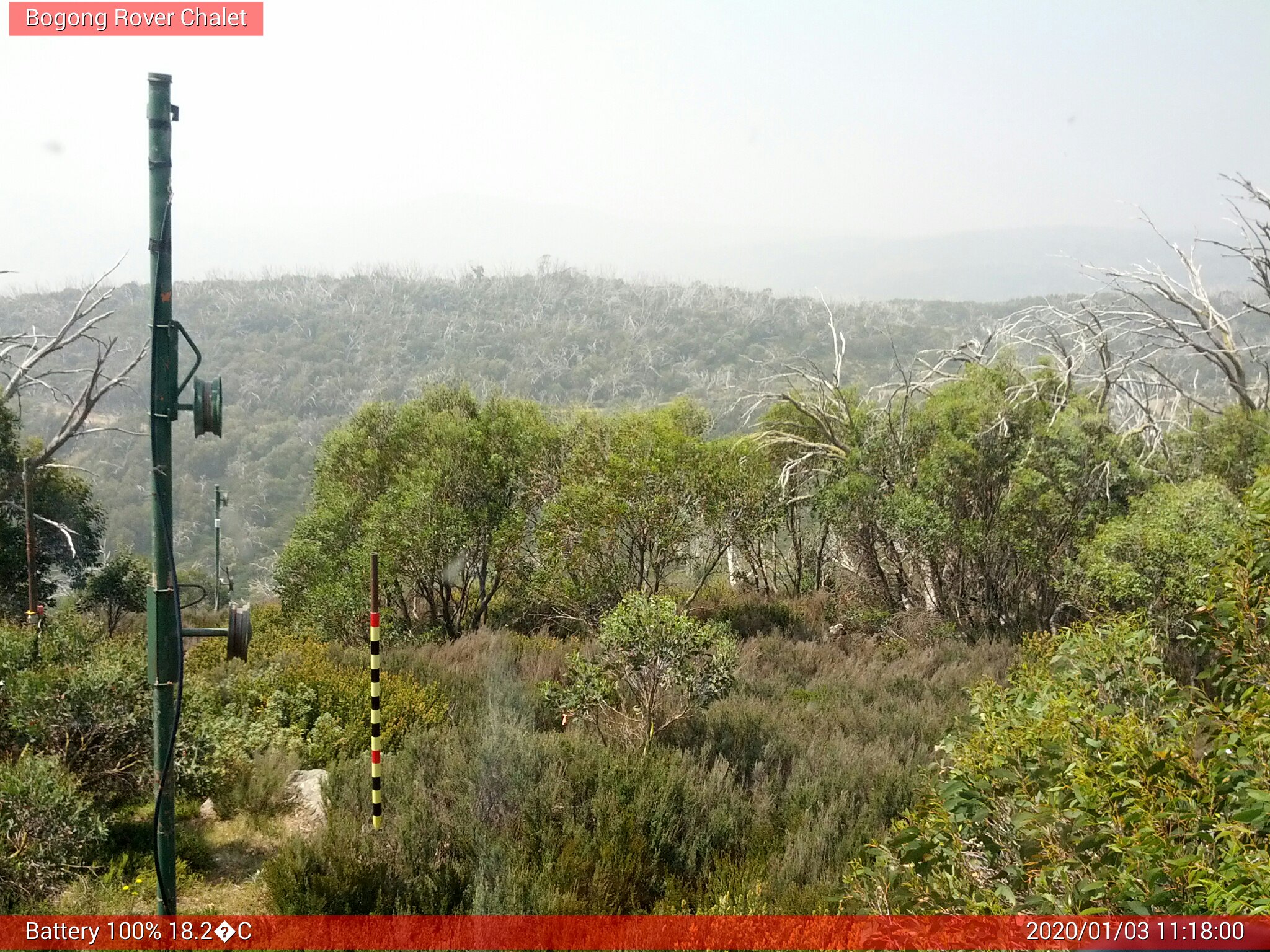 Bogong Web Cam 11:17am Friday 3rd of January 2020