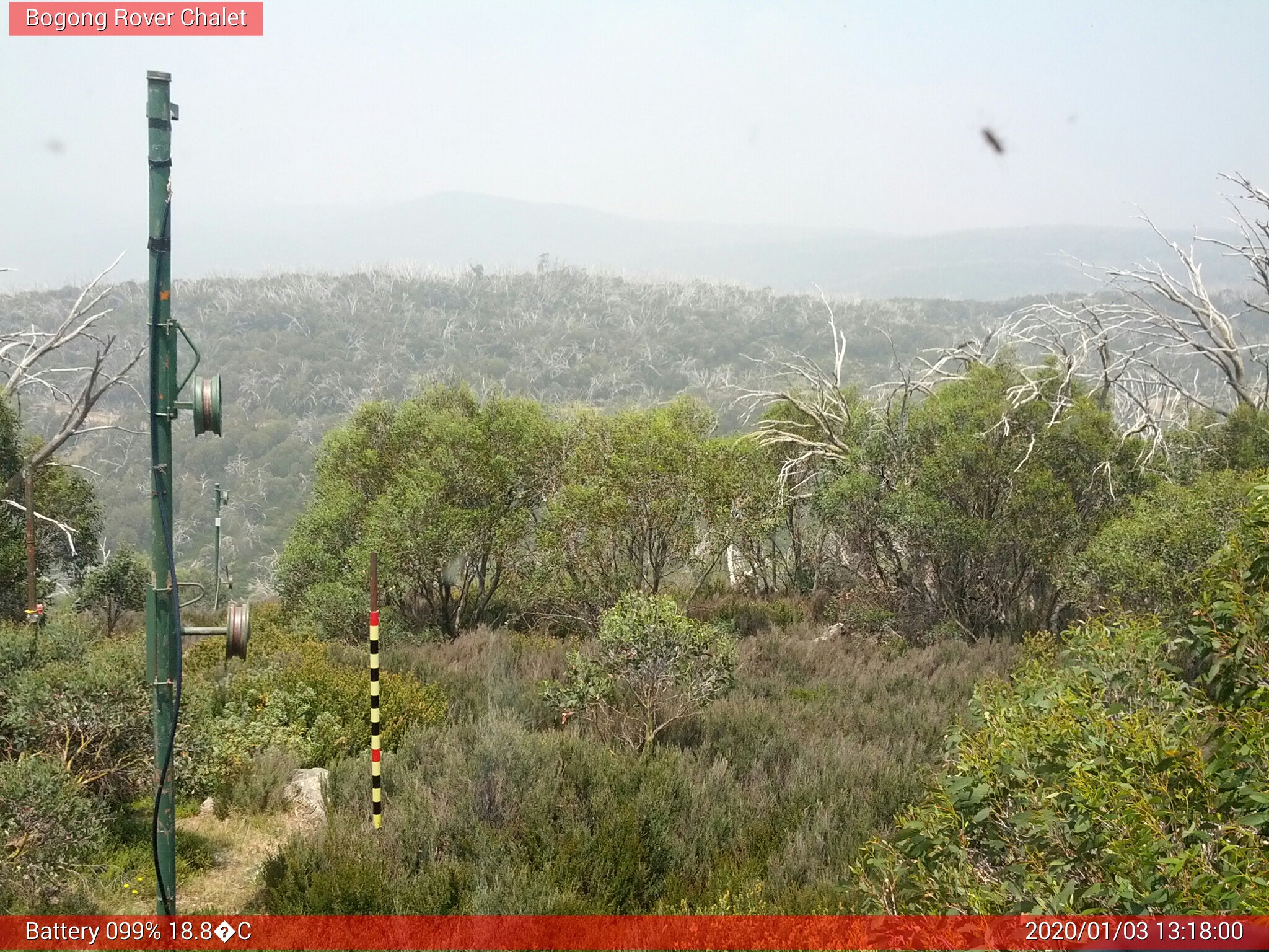 Bogong Web Cam 1:17pm Friday 3rd of January 2020