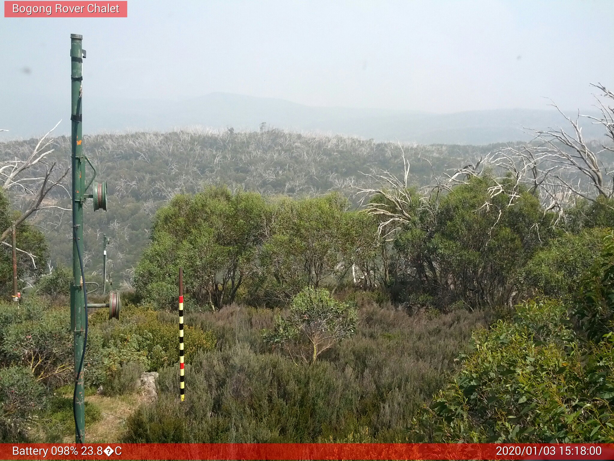 Bogong Web Cam 3:17pm Friday 3rd of January 2020