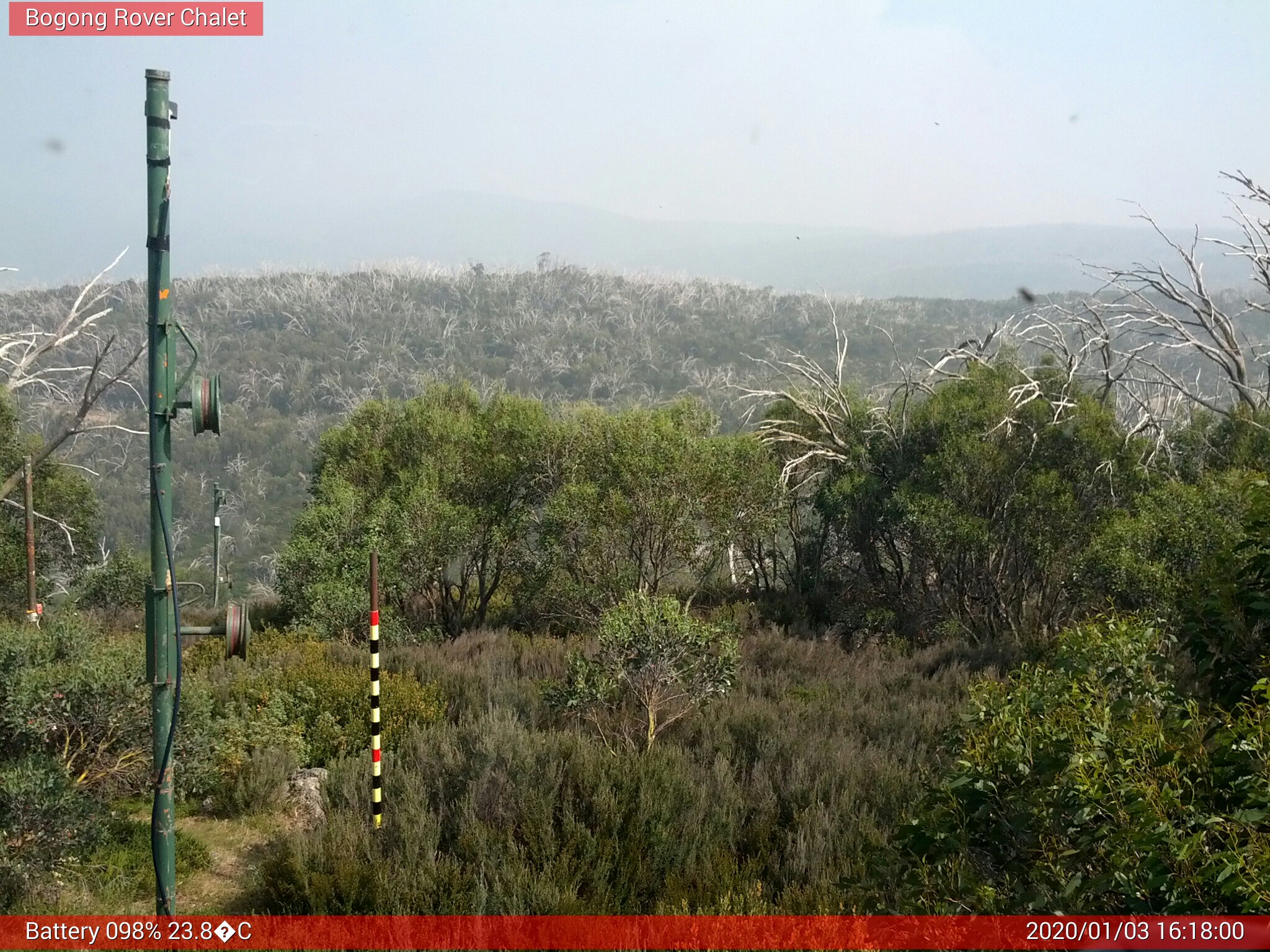 Bogong Web Cam 4:17pm Friday 3rd of January 2020