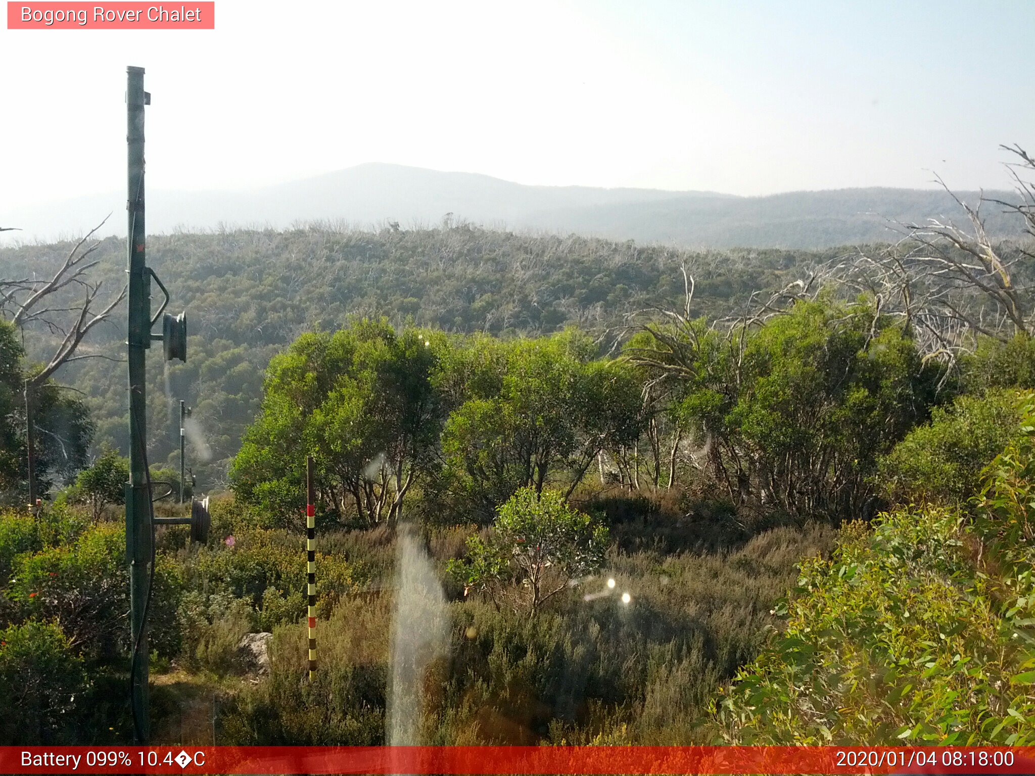 Bogong Web Cam 8:17am Saturday 4th of January 2020