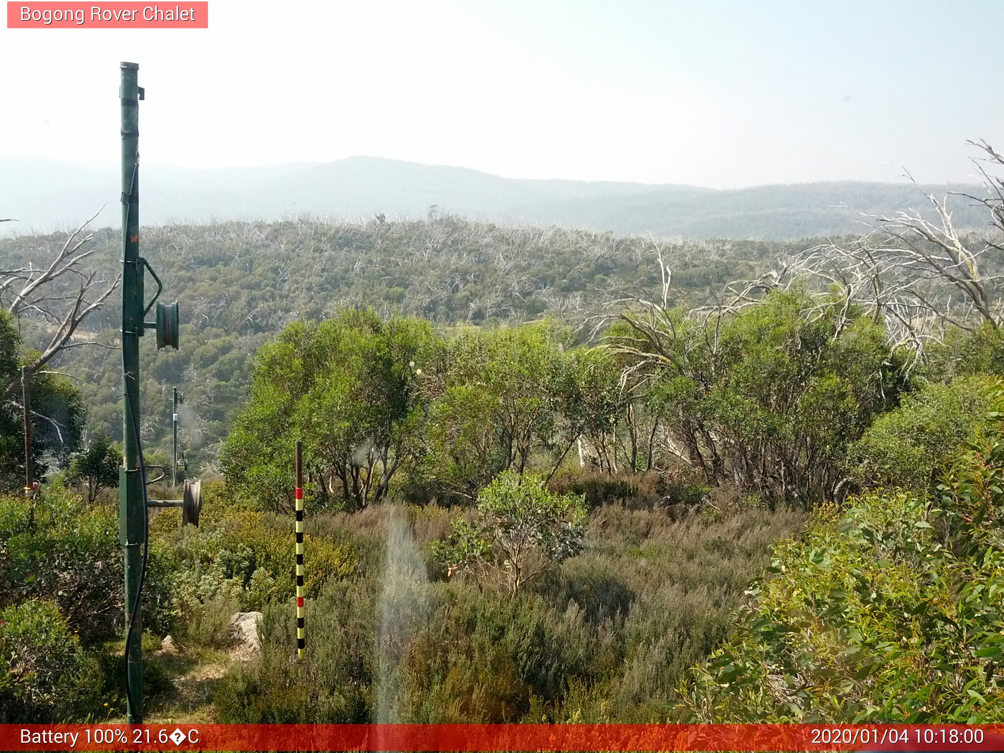 Bogong Web Cam 10:17am Saturday 4th of January 2020