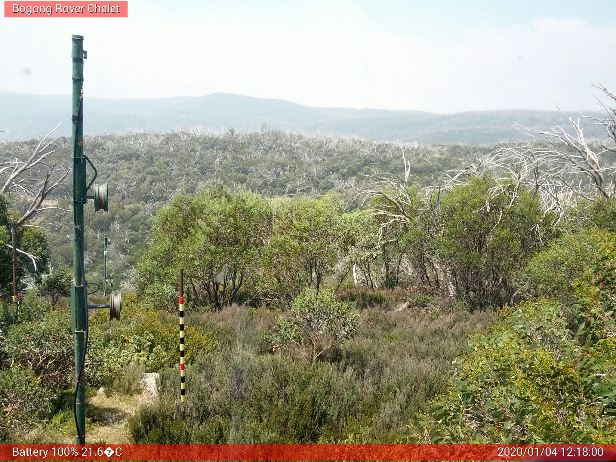 Bogong Web Cam 12:17pm Saturday 4th of January 2020