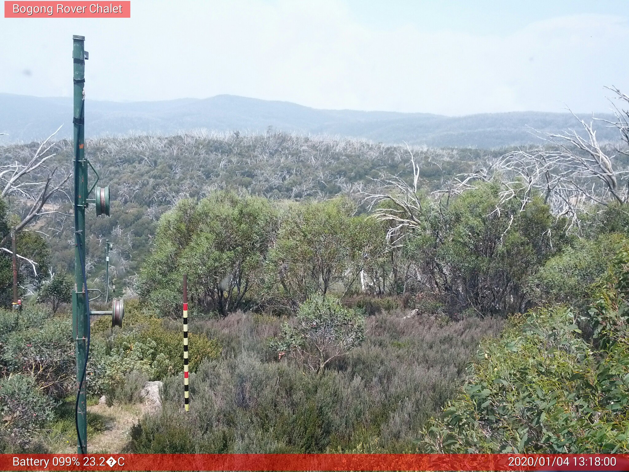 Bogong Web Cam 1:17pm Saturday 4th of January 2020