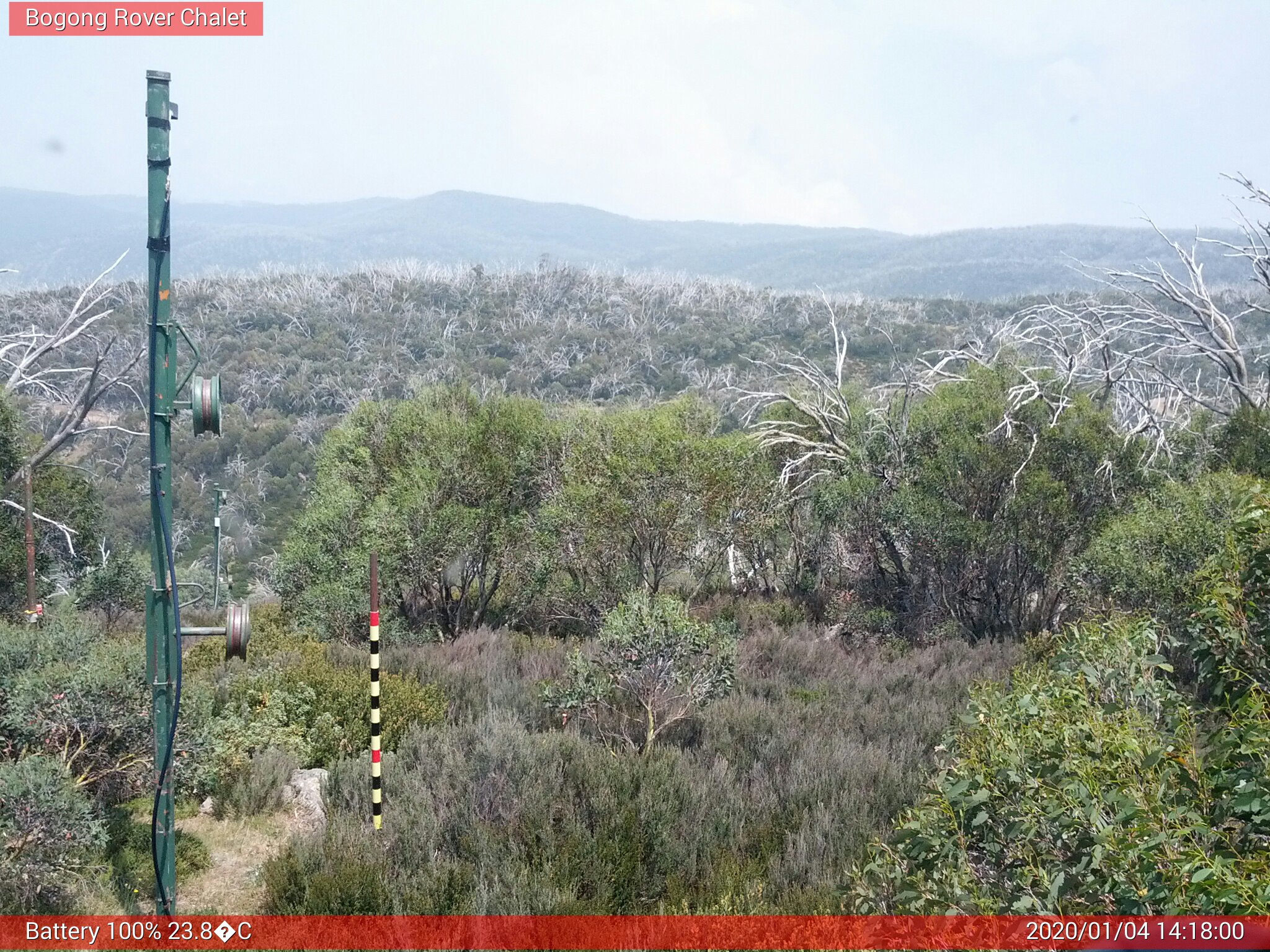 Bogong Web Cam 2:17pm Saturday 4th of January 2020