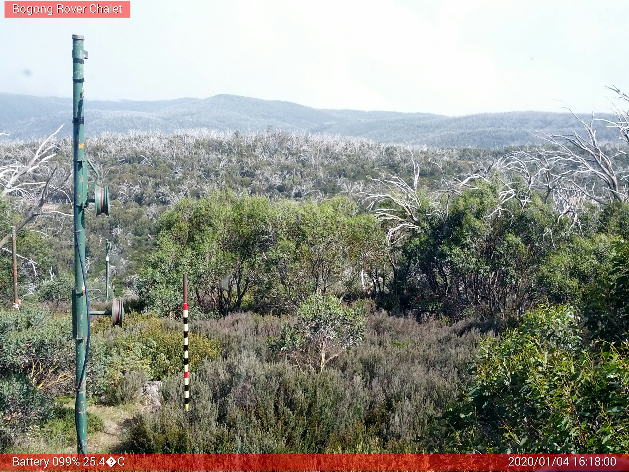 Bogong Web Cam 4:17pm Saturday 4th of January 2020