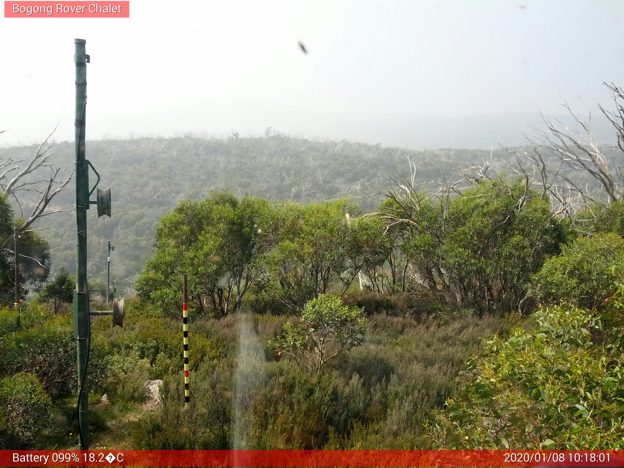 Bogong Web Cam 10:18am Wednesday 8th of January 2020