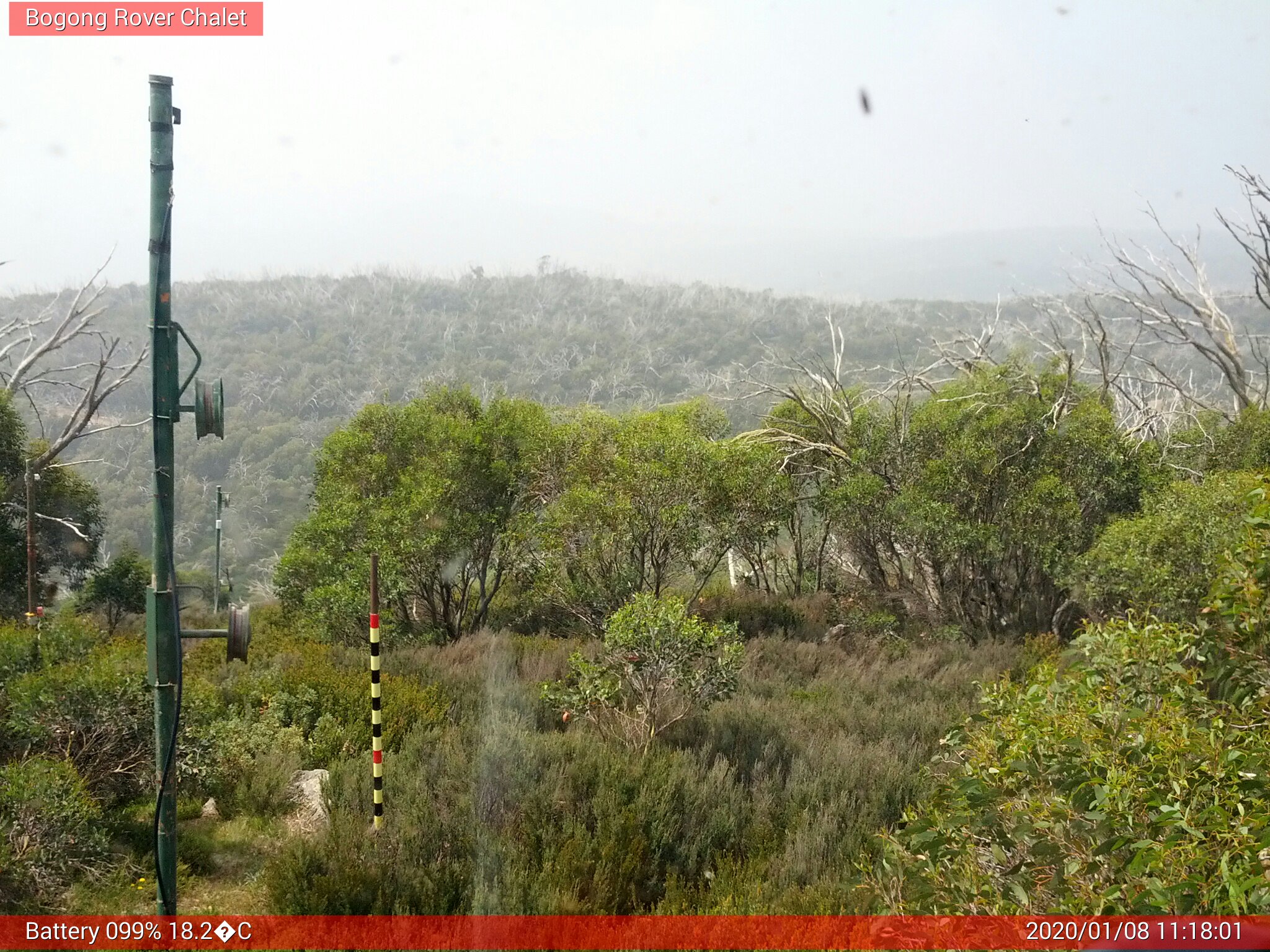 Bogong Web Cam 11:18am Wednesday 8th of January 2020