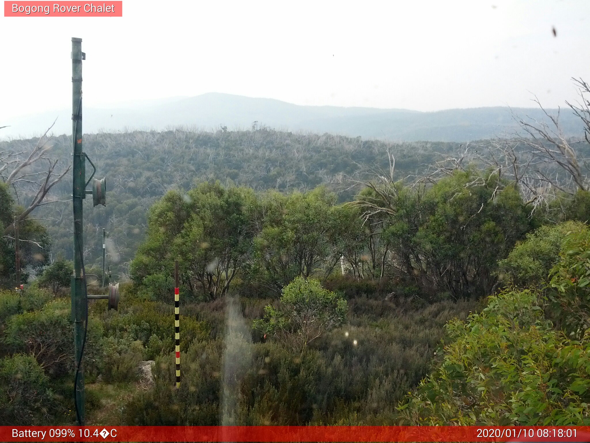 Bogong Web Cam 8:18am Friday 10th of January 2020