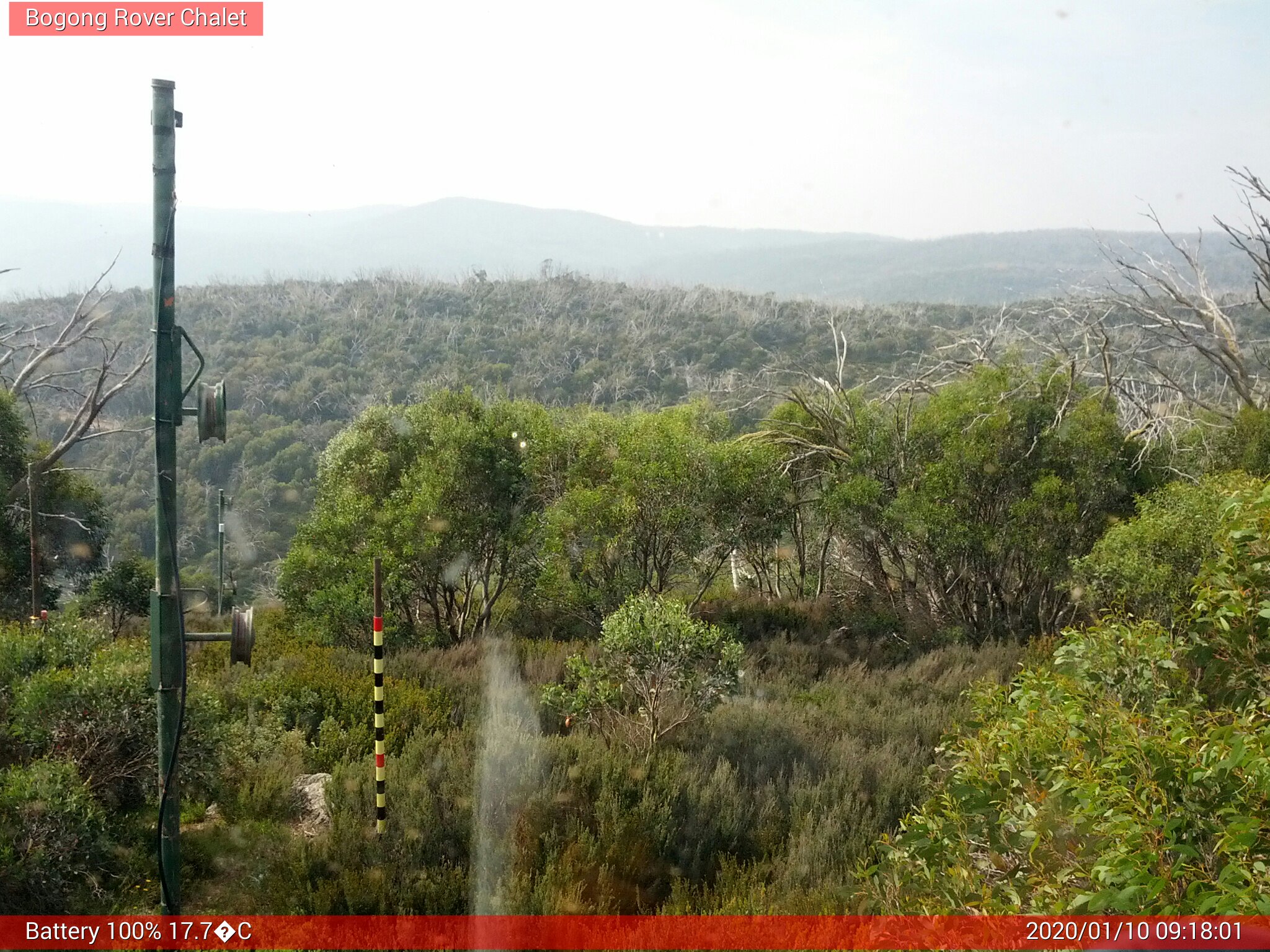 Bogong Web Cam 9:18am Friday 10th of January 2020