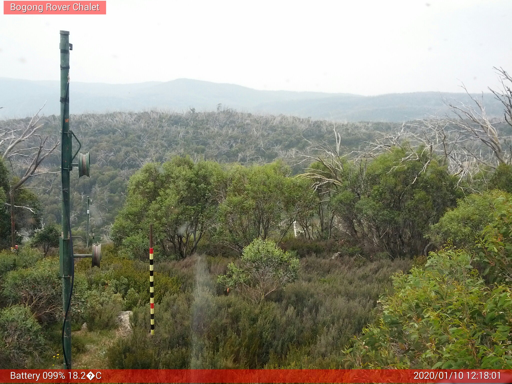 Bogong Web Cam 12:18pm Friday 10th of January 2020