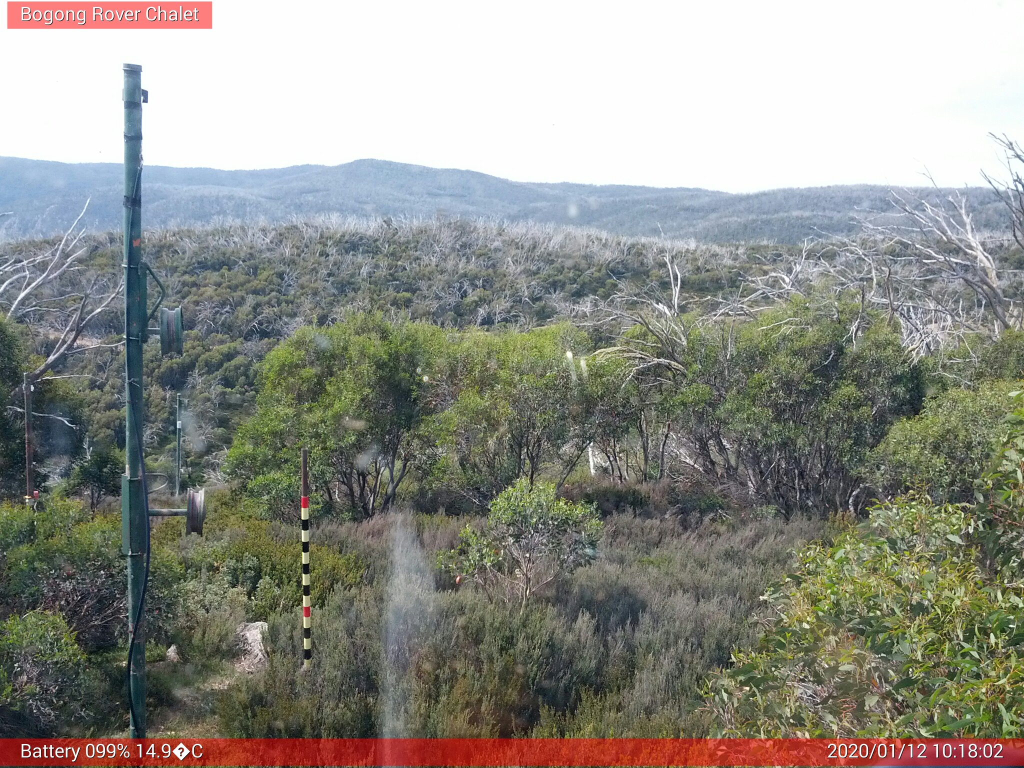 Bogong Web Cam 10:18am Sunday 12th of January 2020