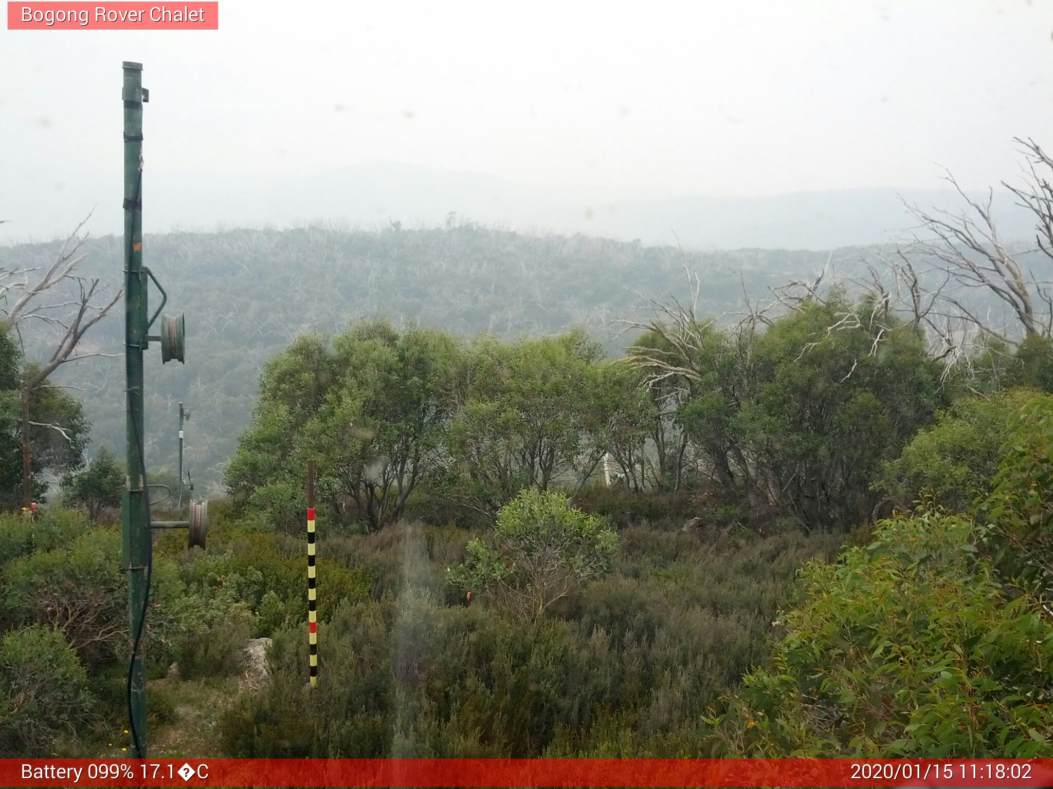 Bogong Web Cam 11:18am Wednesday 15th of January 2020