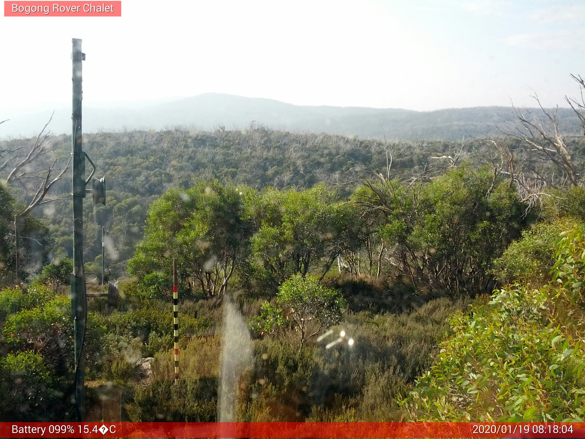 Bogong Web Cam 8:18am Sunday 19th of January 2020