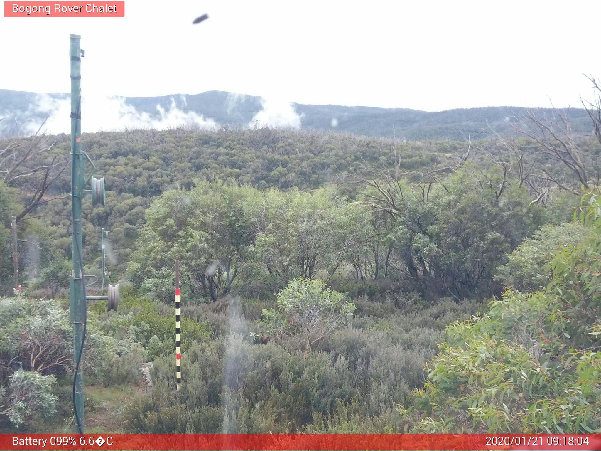 Bogong Web Cam 9:18am Tuesday 21st of January 2020