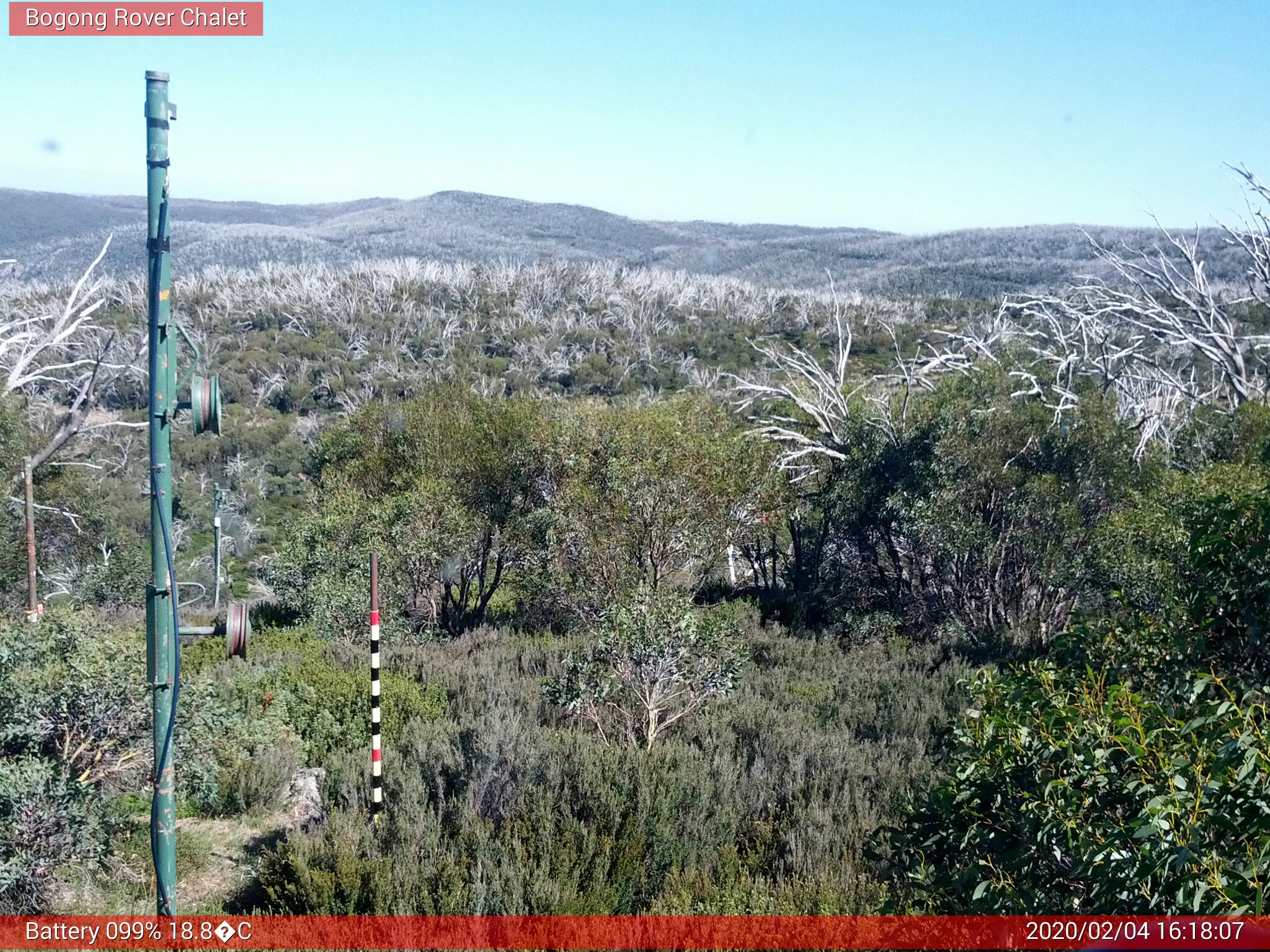 Bogong Web Cam 4:18pm Tuesday 4th of February 2020