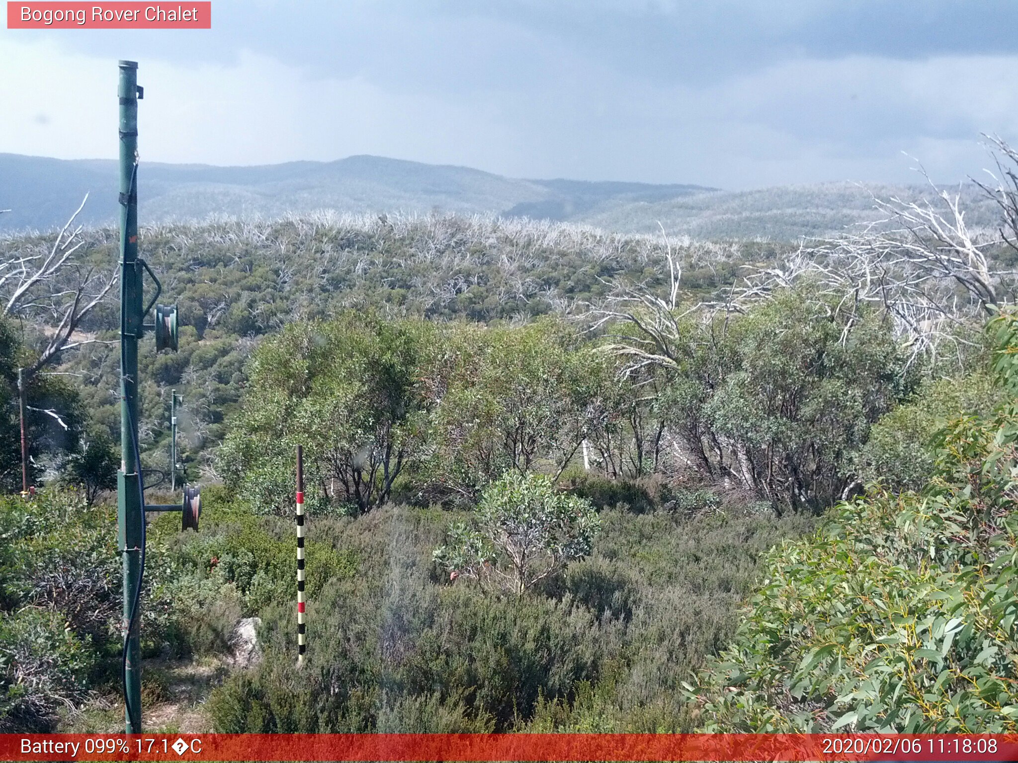 Bogong Web Cam 11:18am Thursday 6th of February 2020