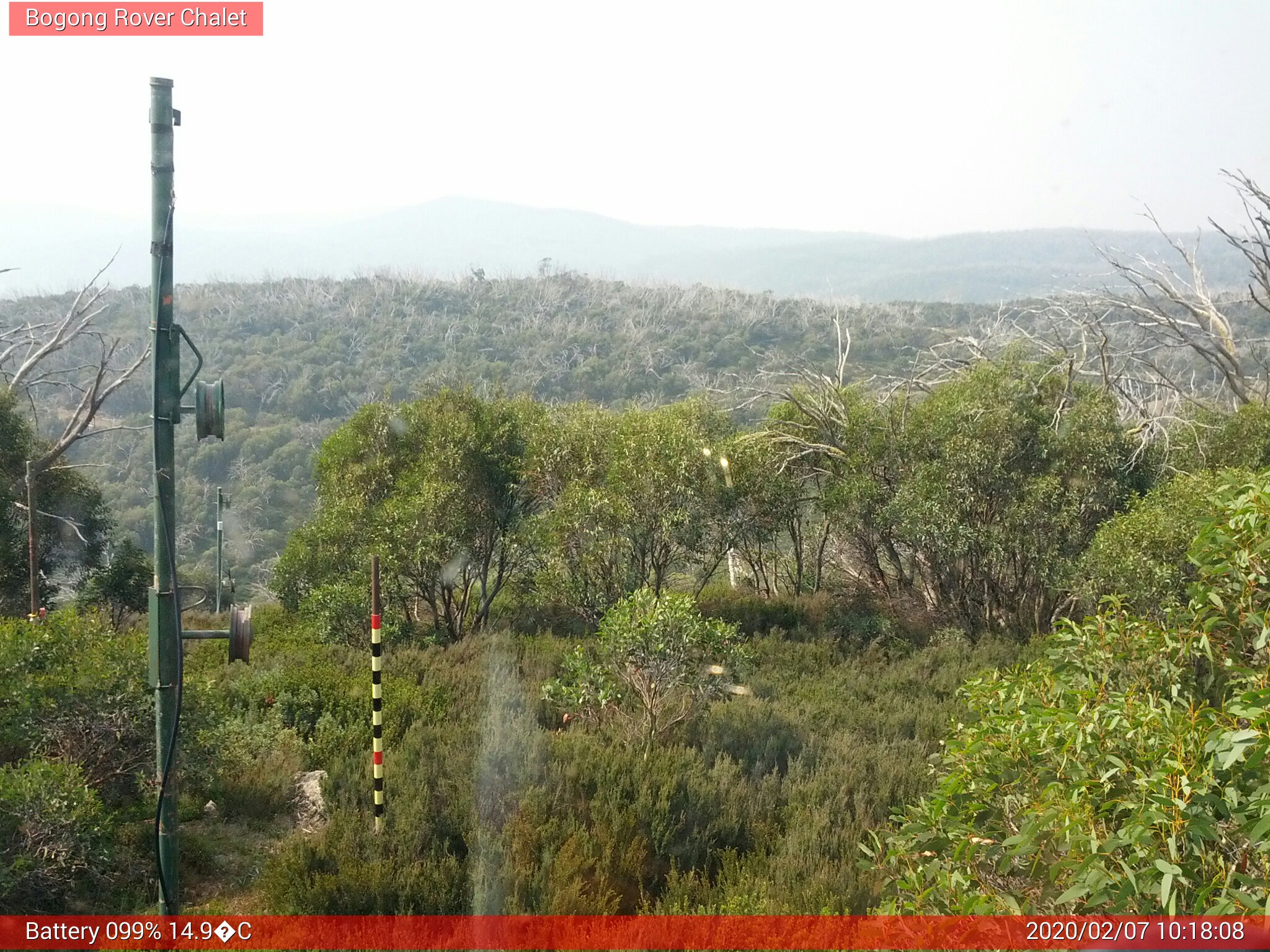 Bogong Web Cam 10:18am Friday 7th of February 2020