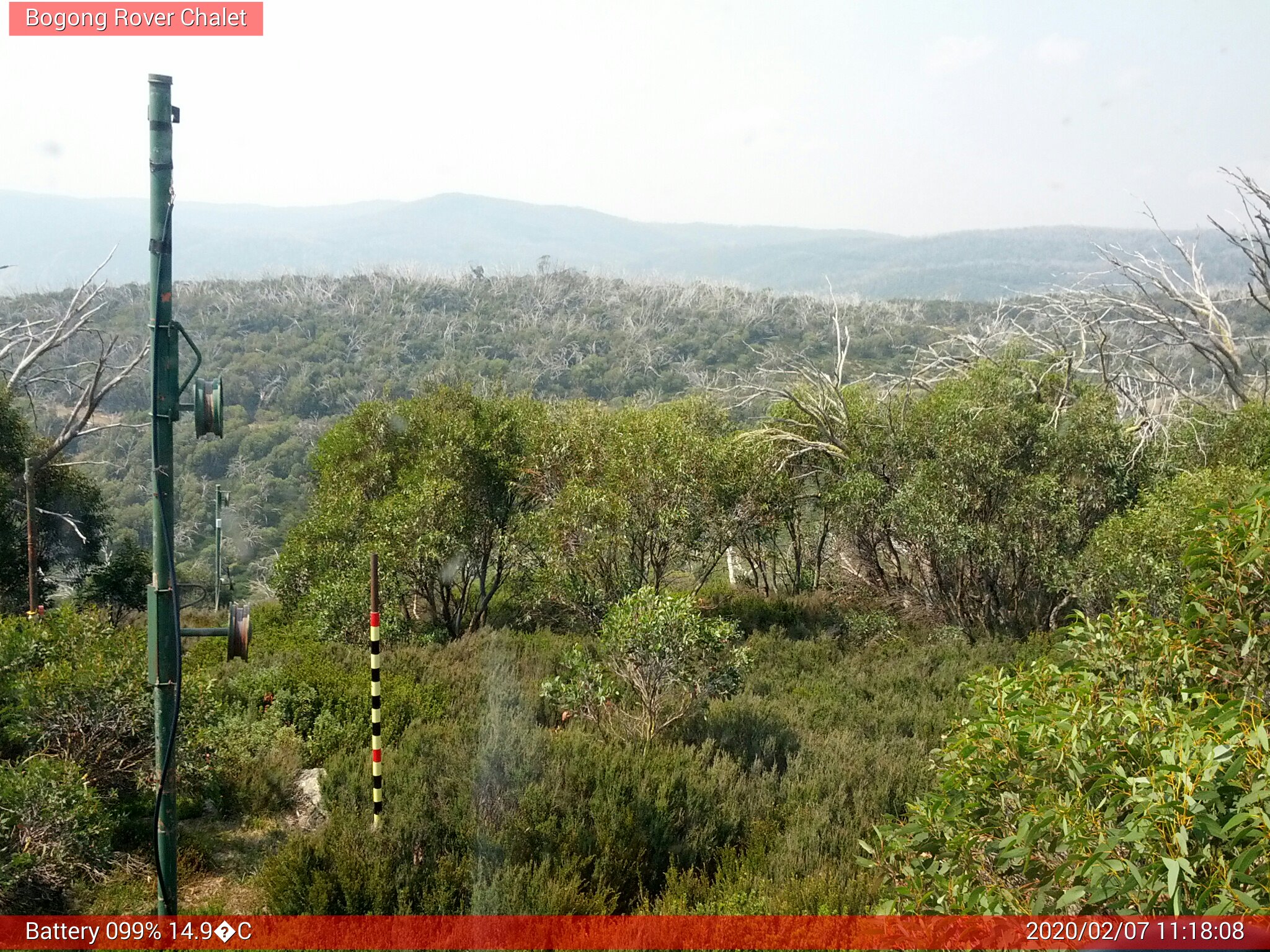 Bogong Web Cam 11:18am Friday 7th of February 2020