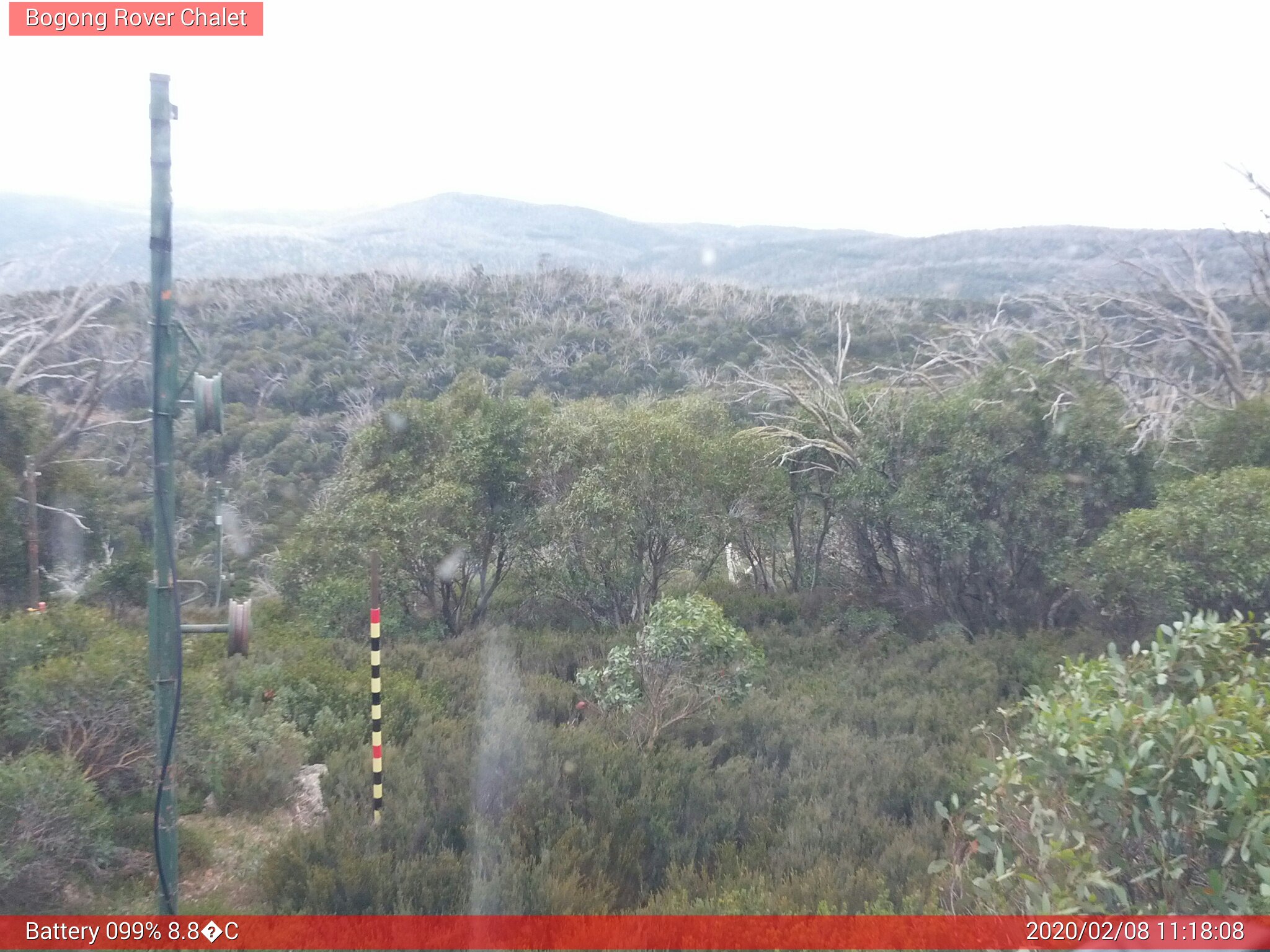 Bogong Web Cam 11:18am Saturday 8th of February 2020