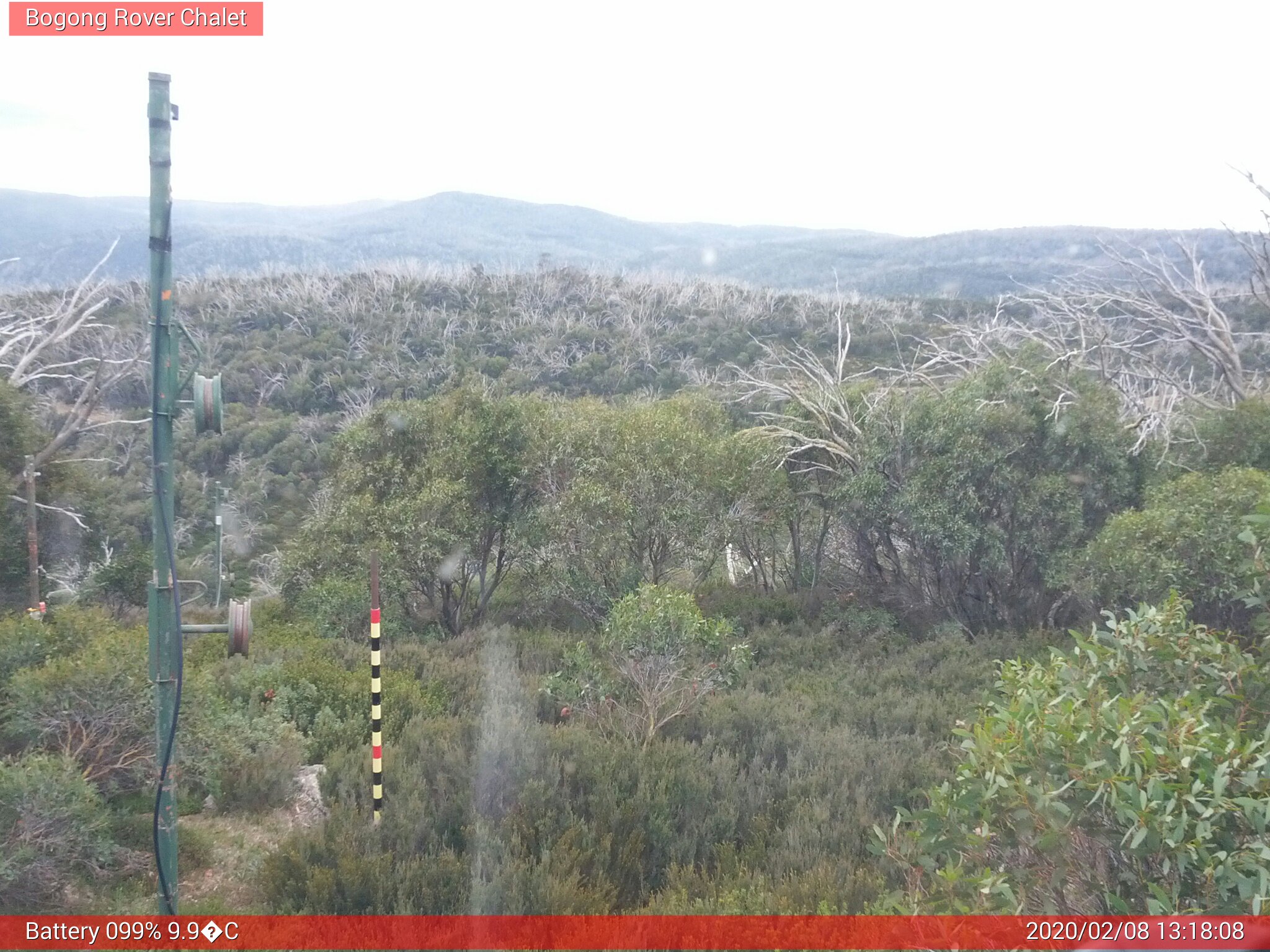 Bogong Web Cam 1:18pm Saturday 8th of February 2020