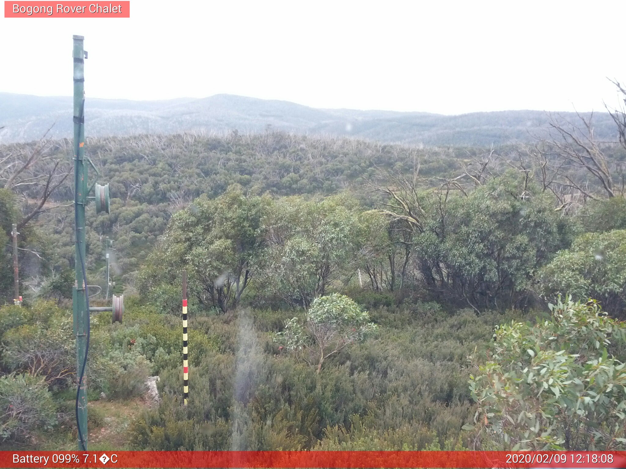 Bogong Web Cam 12:18pm Sunday 9th of February 2020