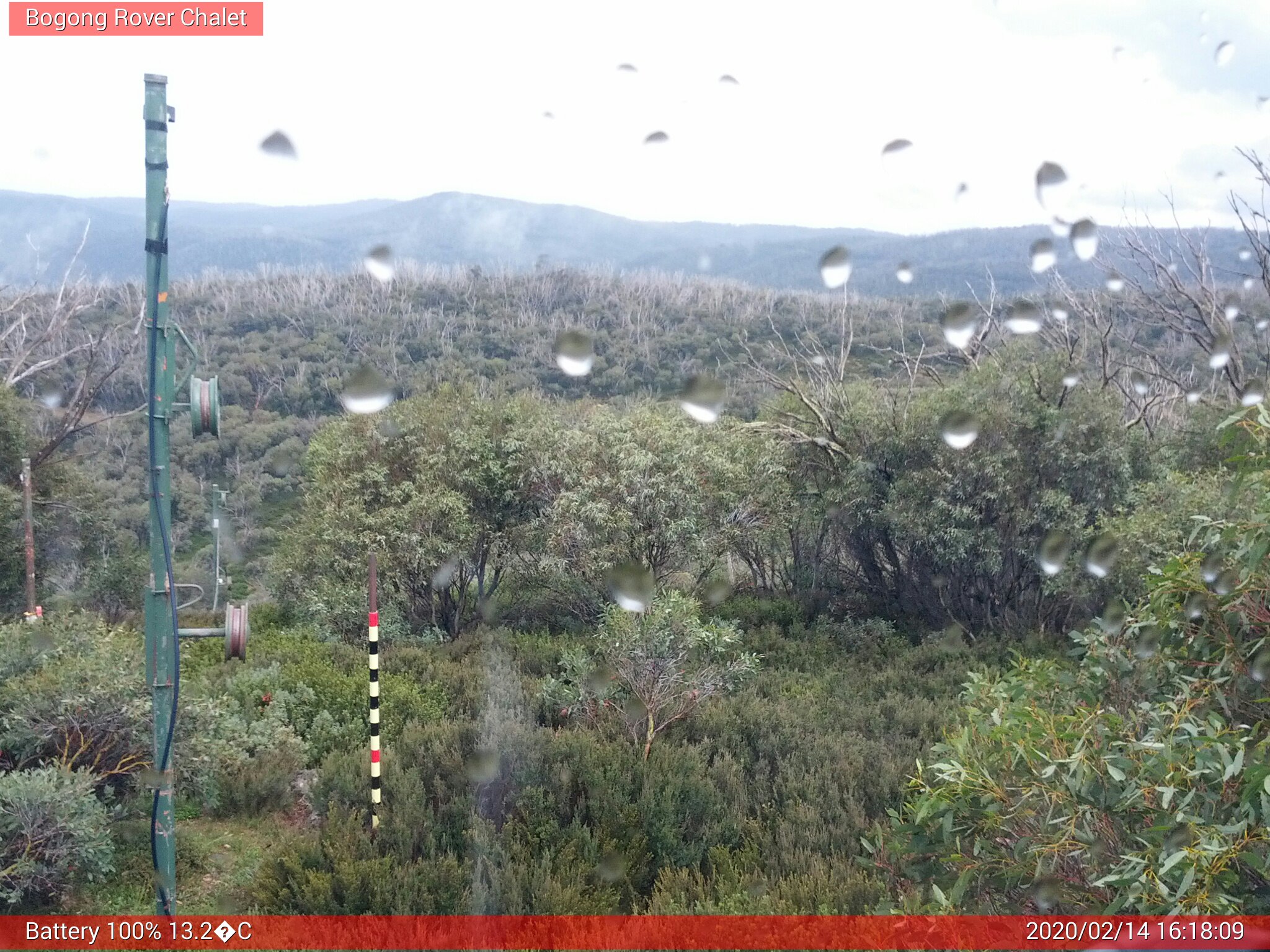 Bogong Web Cam 4:18pm Friday 14th of February 2020