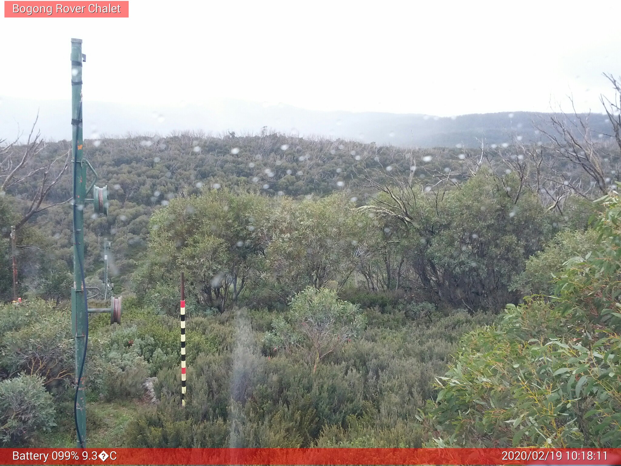 Bogong Web Cam 10:18am Wednesday 19th of February 2020