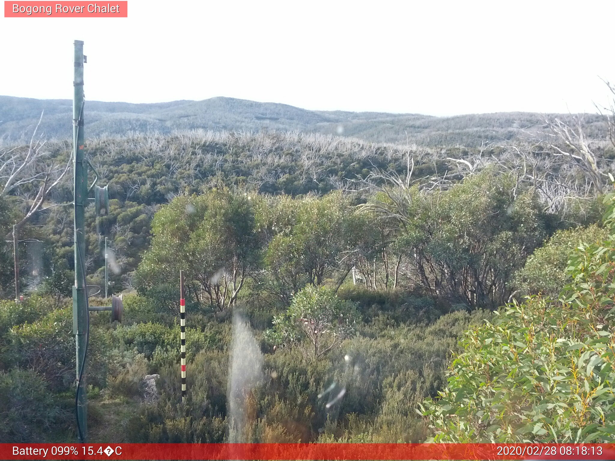 Bogong Web Cam 8:18am Friday 28th of February 2020