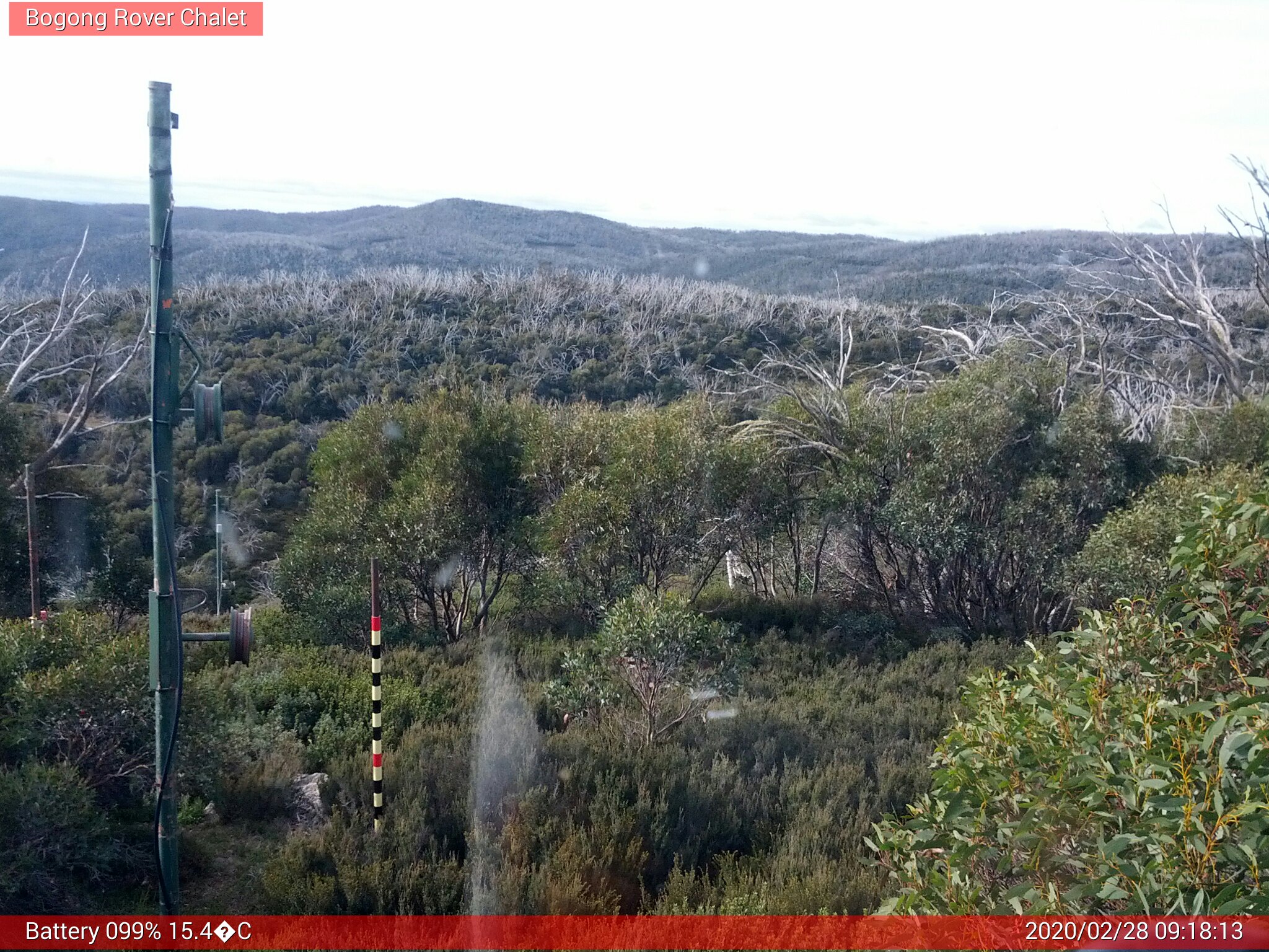 Bogong Web Cam 9:18am Friday 28th of February 2020