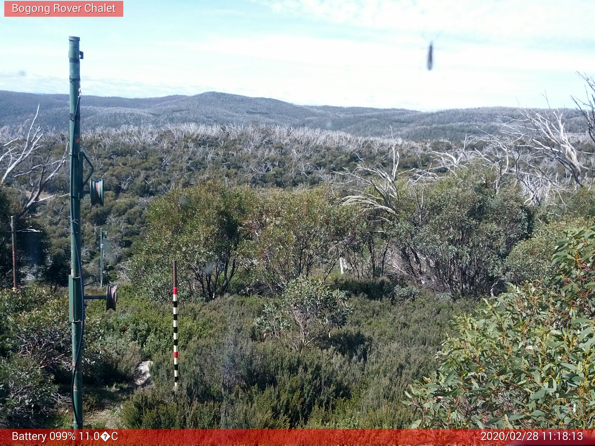 Bogong Web Cam 11:18am Friday 28th of February 2020