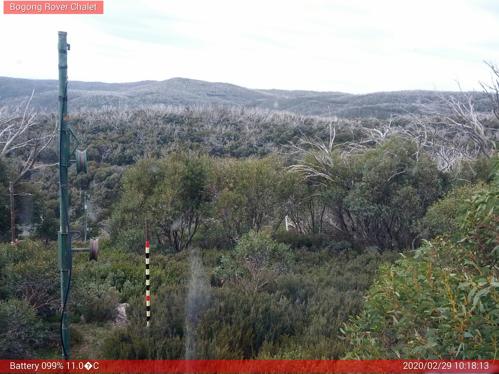 Bogong Web Cam 10:18am Saturday 29th of February 2020