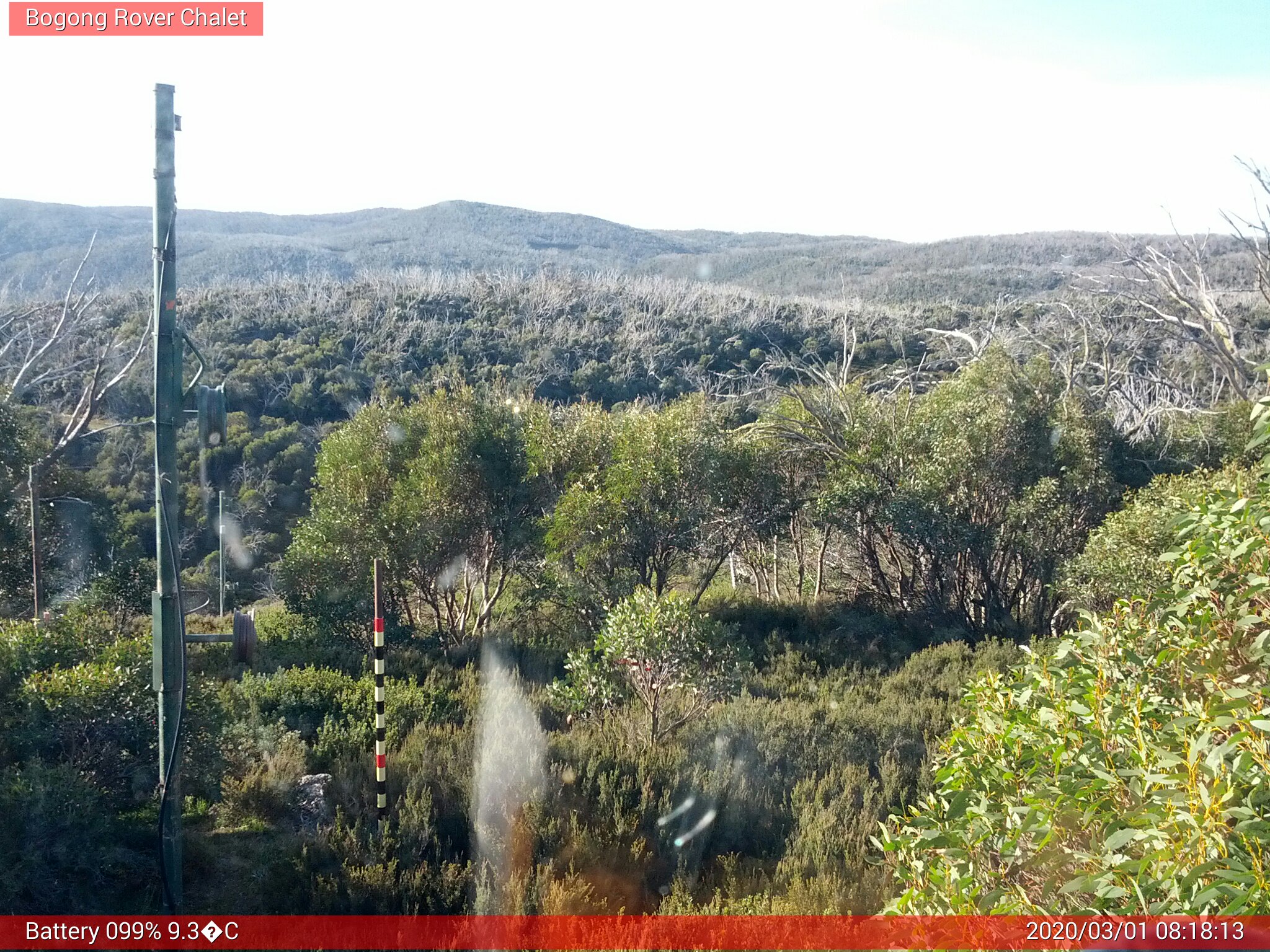 Bogong Web Cam 8:18am Sunday 1st of March 2020