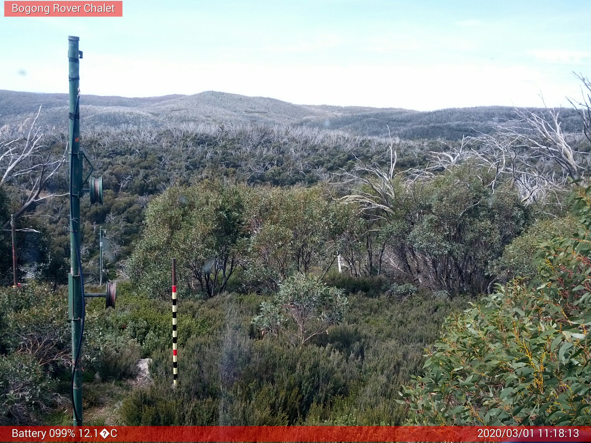 Bogong Web Cam 11:18am Sunday 1st of March 2020