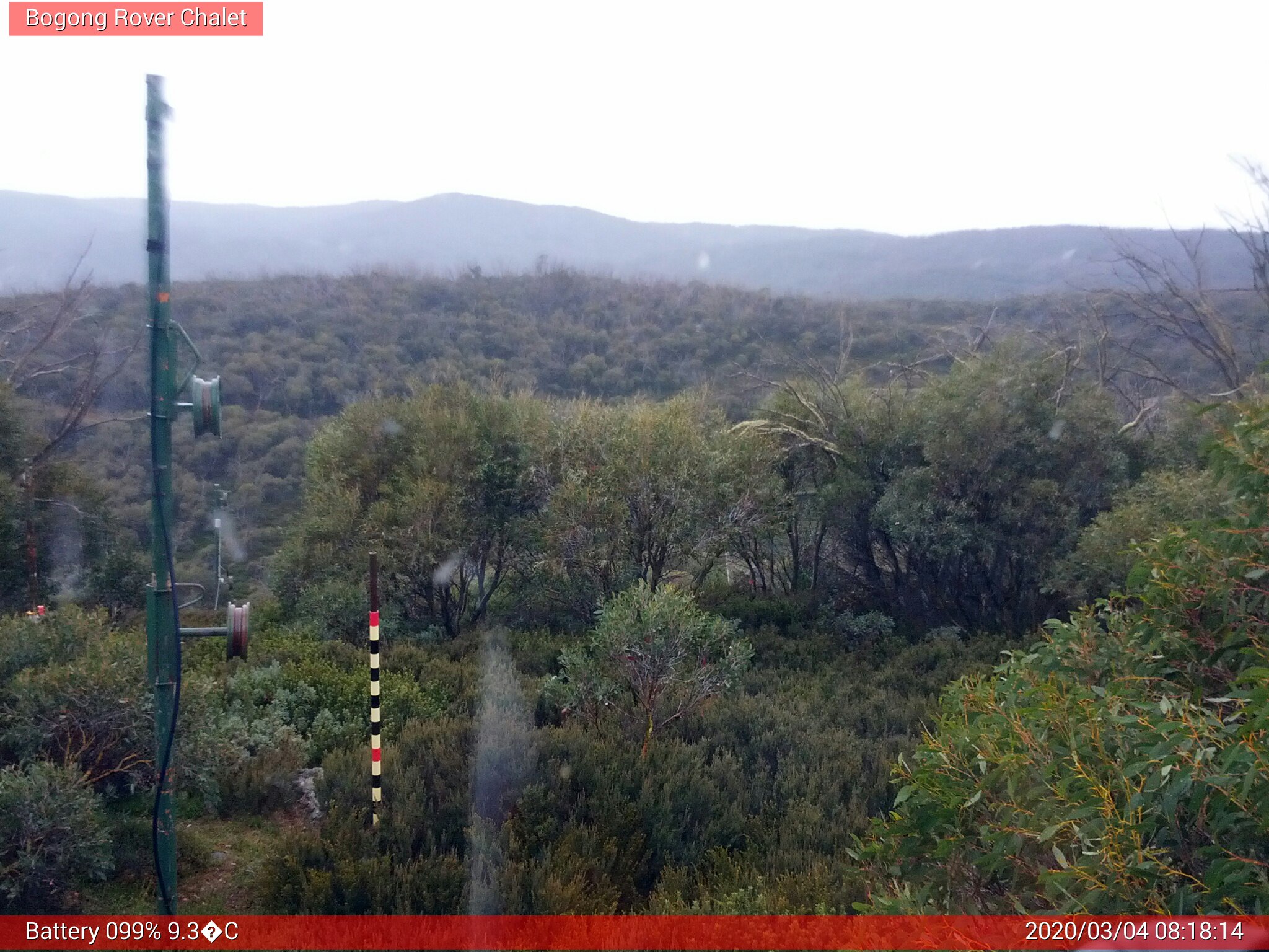 Bogong Web Cam 8:18am Wednesday 4th of March 2020