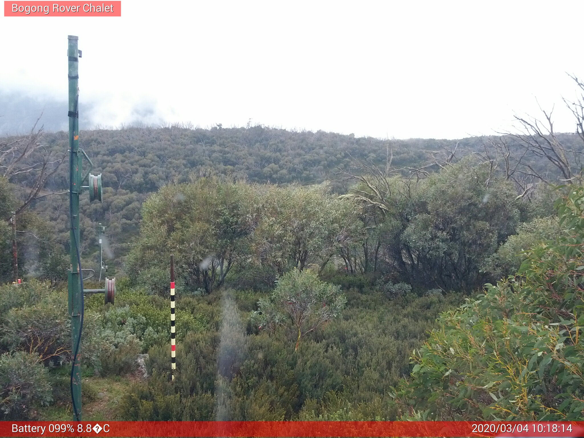 Bogong Web Cam 10:18am Wednesday 4th of March 2020