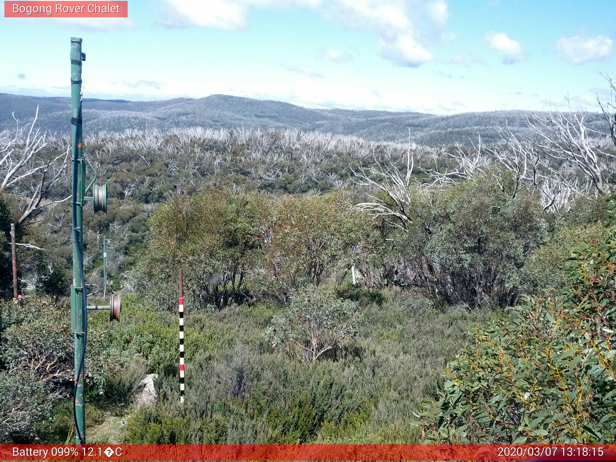 Bogong Web Cam 1:18pm Saturday 7th of March 2020