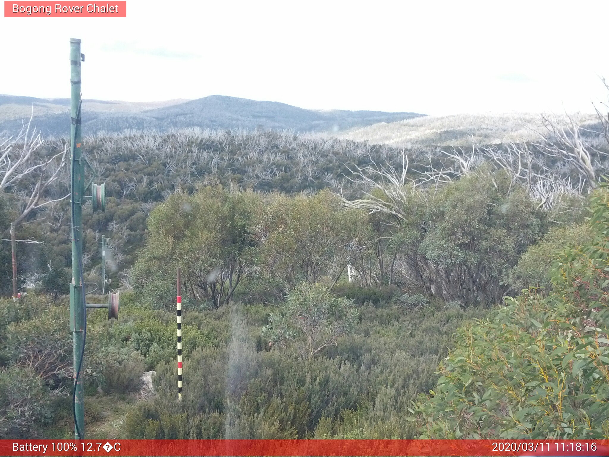 Bogong Web Cam 11:18am Wednesday 11th of March 2020