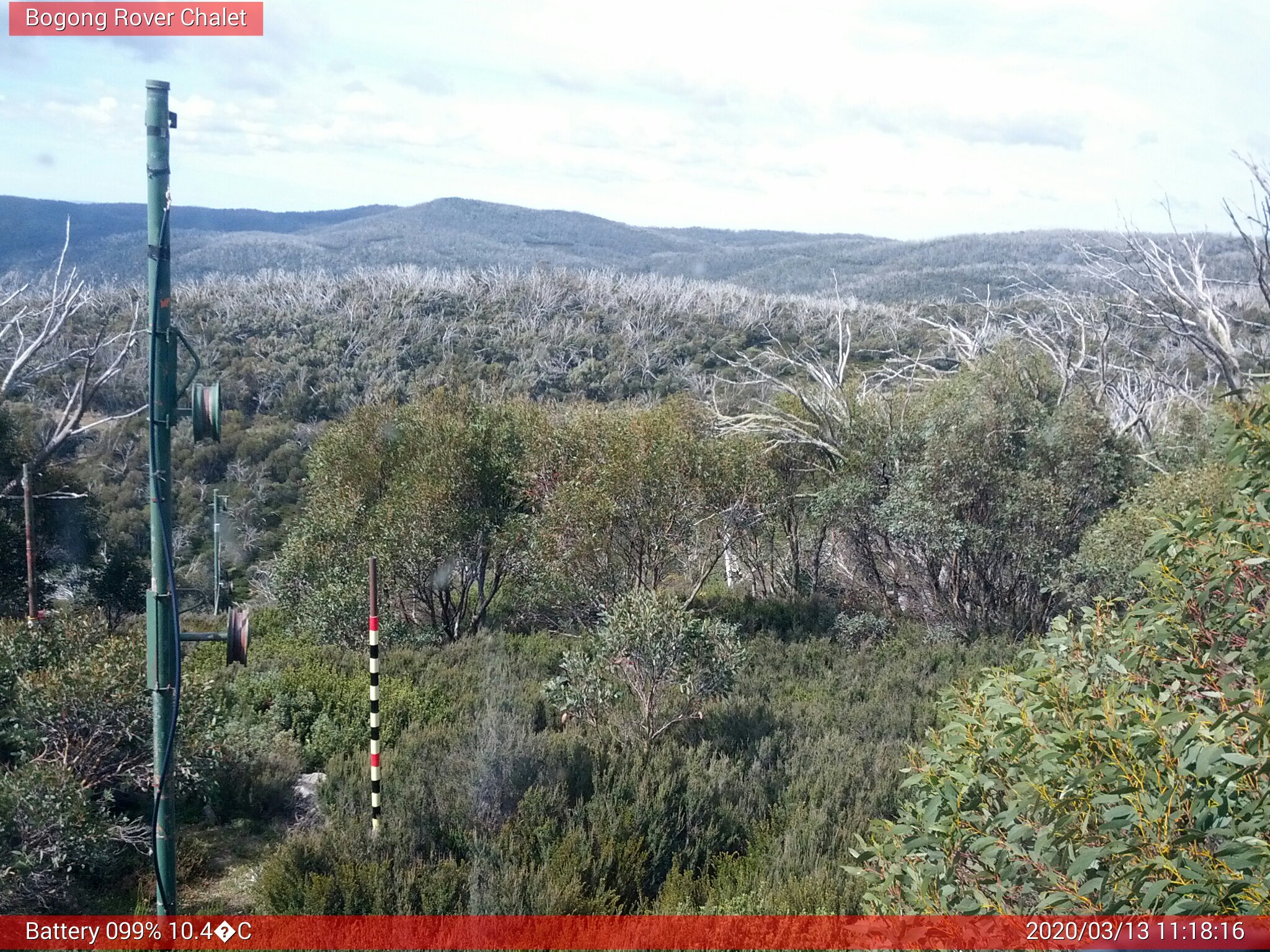 Bogong Web Cam 11:18am Friday 13th of March 2020