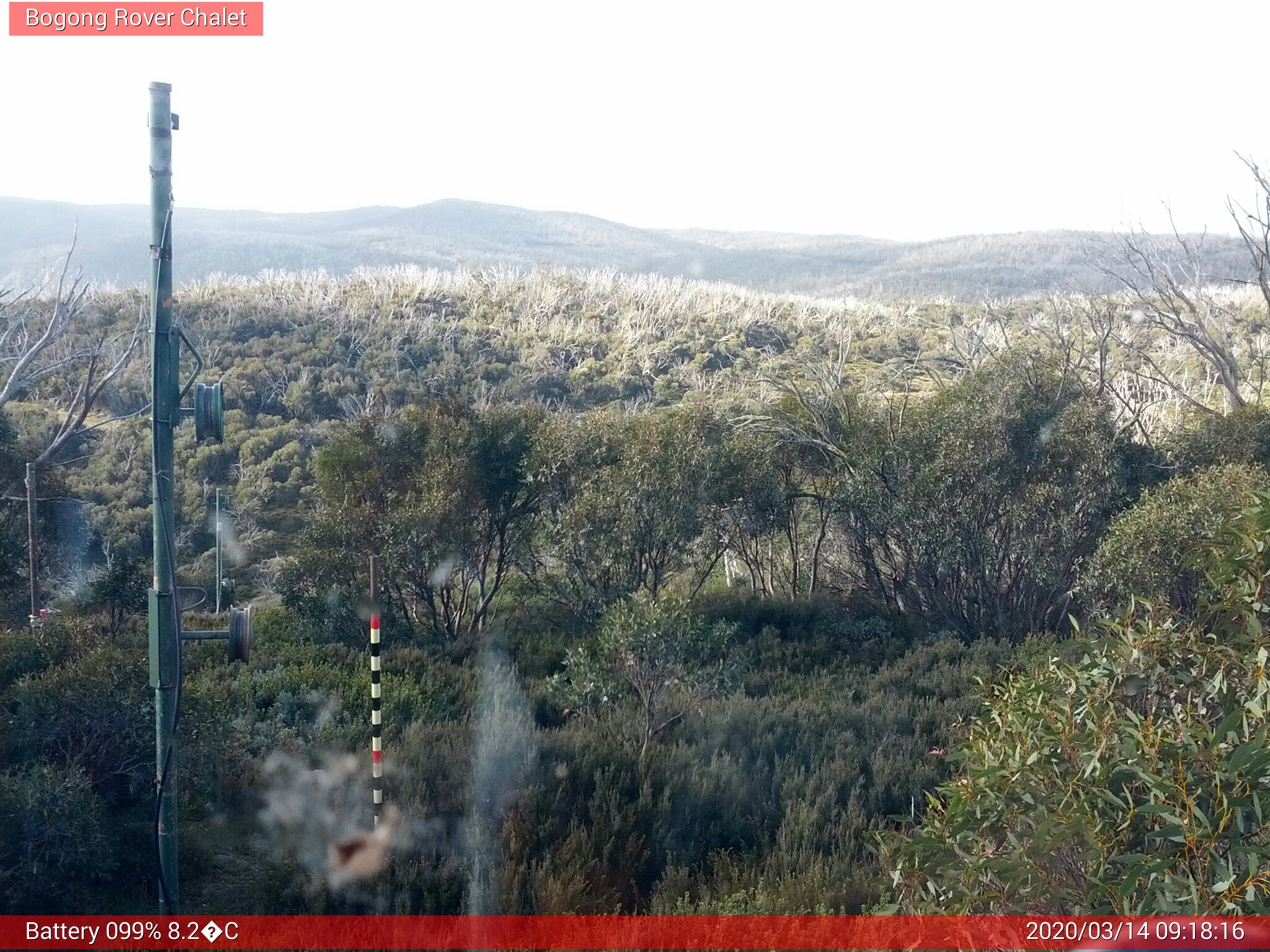 Bogong Web Cam 9:18am Saturday 14th of March 2020