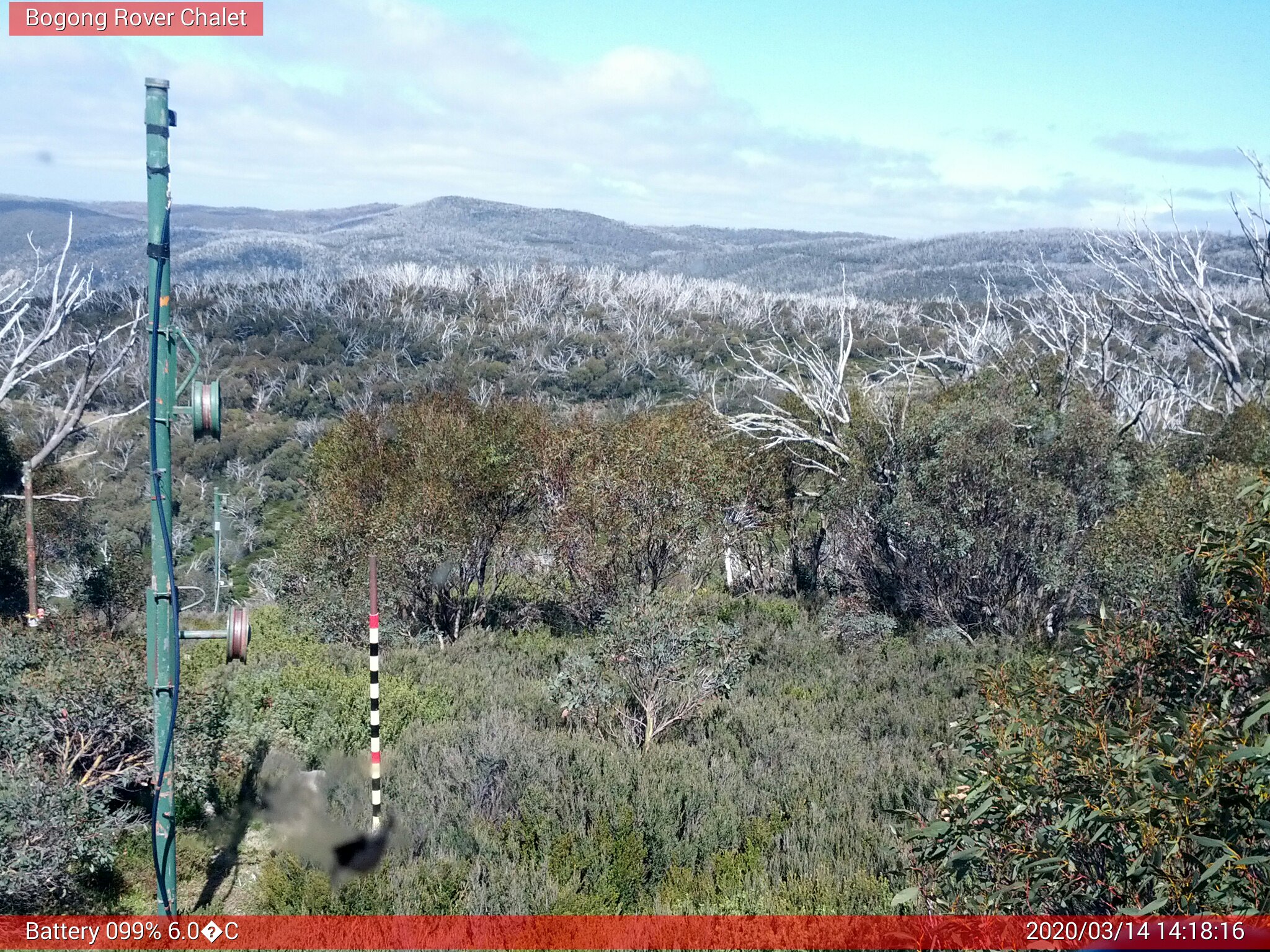 Bogong Web Cam 2:18pm Saturday 14th of March 2020