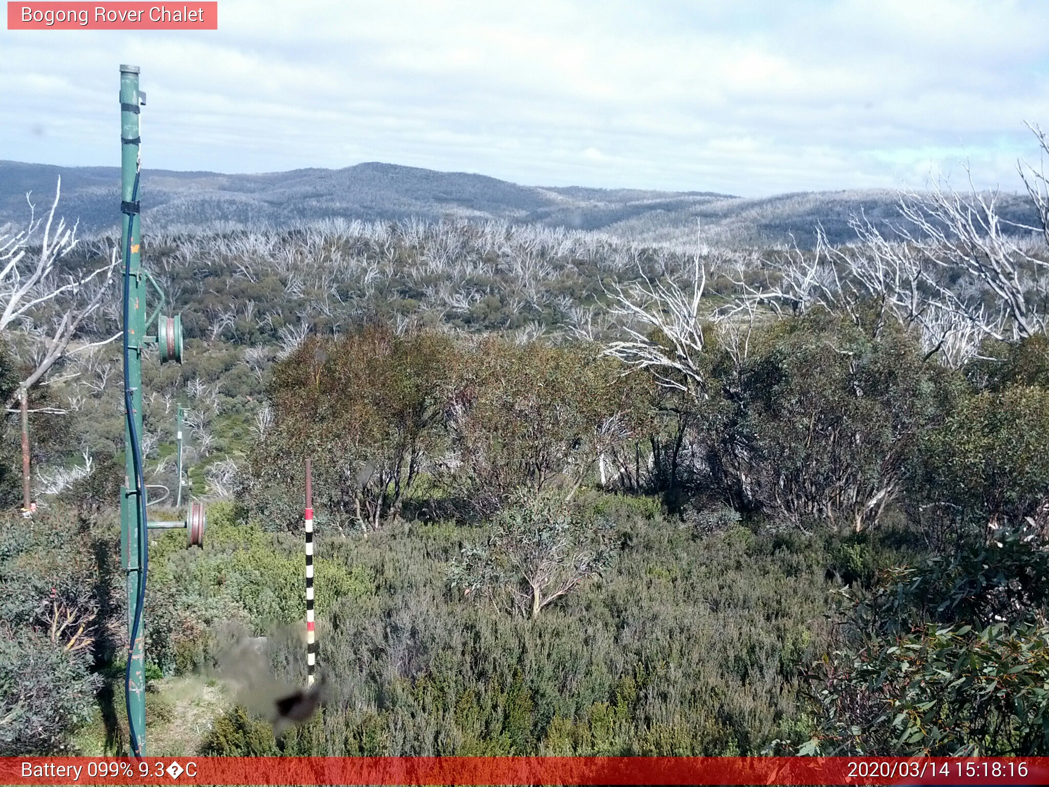 Bogong Web Cam 3:18pm Saturday 14th of March 2020