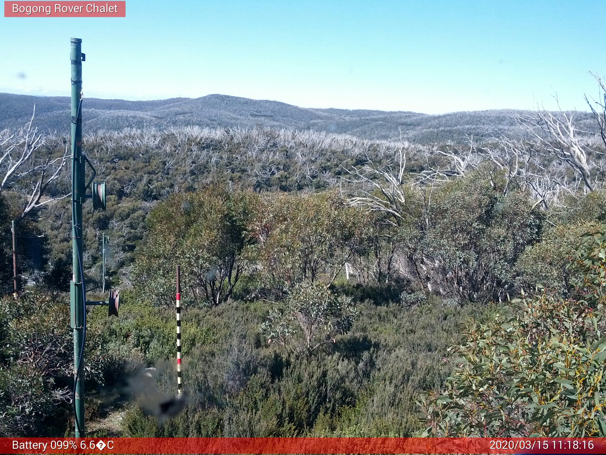 Bogong Web Cam 11:18am Sunday 15th of March 2020