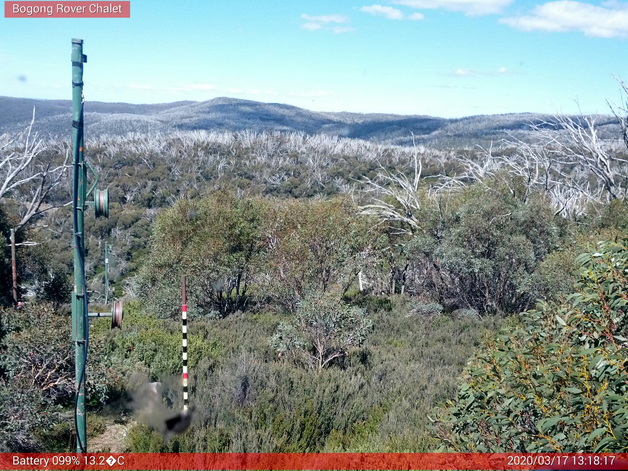 Bogong Web Cam 1:18pm Tuesday 17th of March 2020