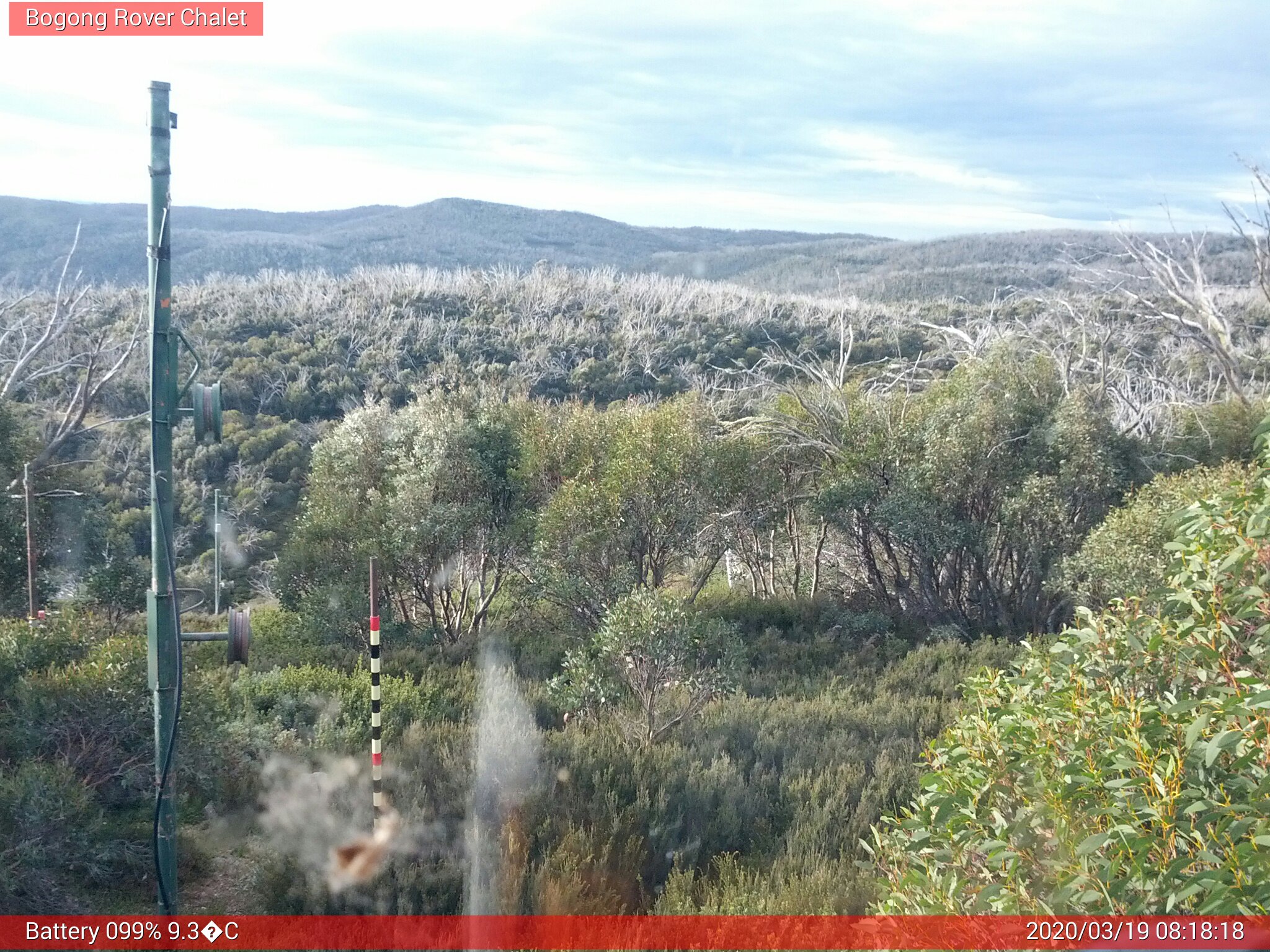 Bogong Web Cam 8:18am Thursday 19th of March 2020