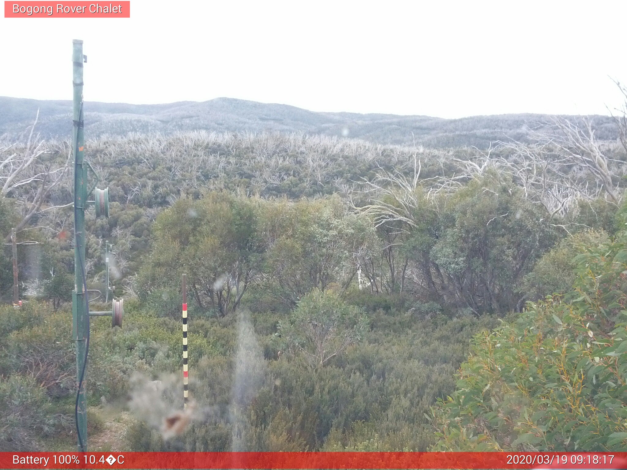 Bogong Web Cam 9:18am Thursday 19th of March 2020