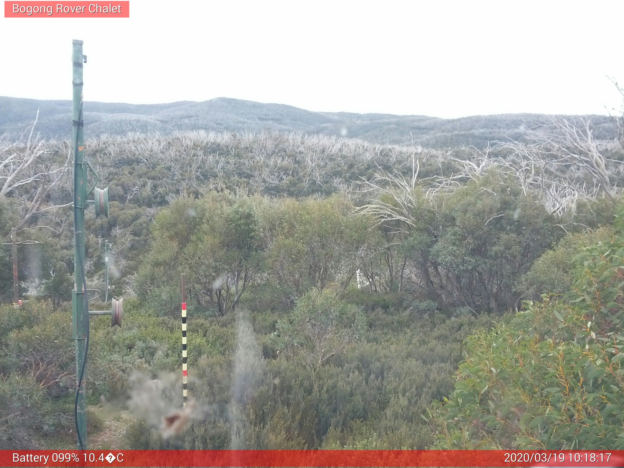 Bogong Web Cam 10:18am Thursday 19th of March 2020