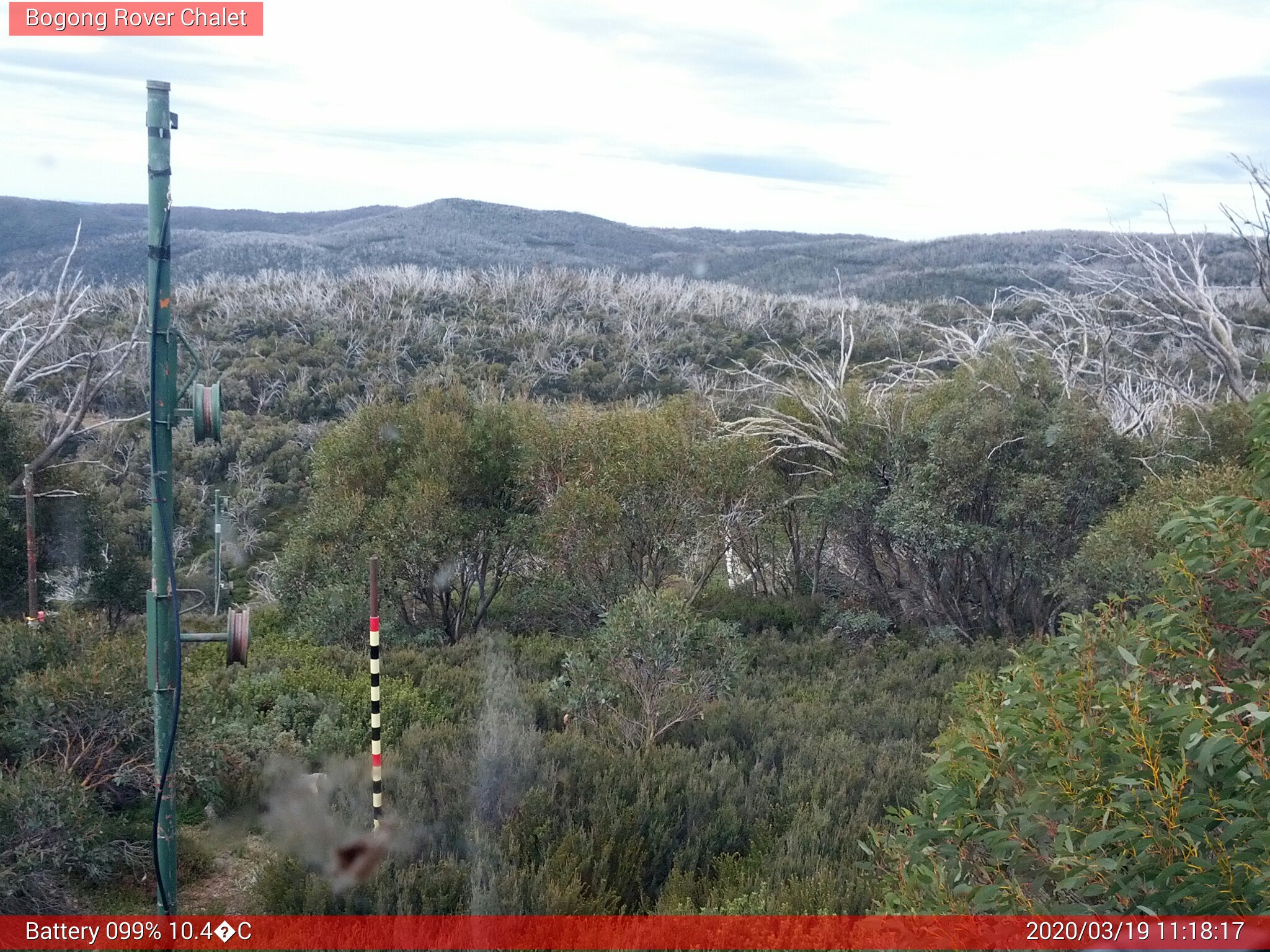 Bogong Web Cam 11:18am Thursday 19th of March 2020